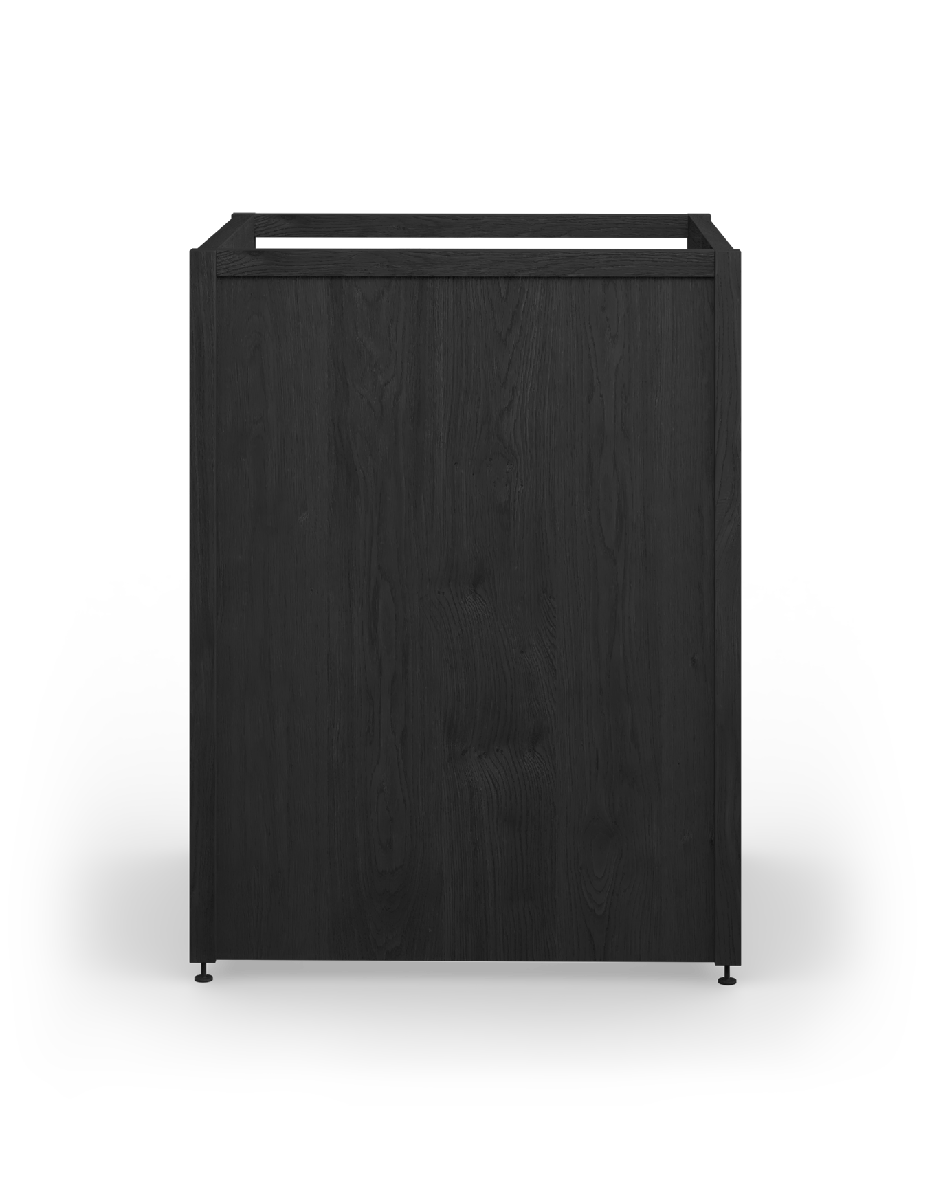 Coquo modular kitchen appliance kit in black stained oak. 
