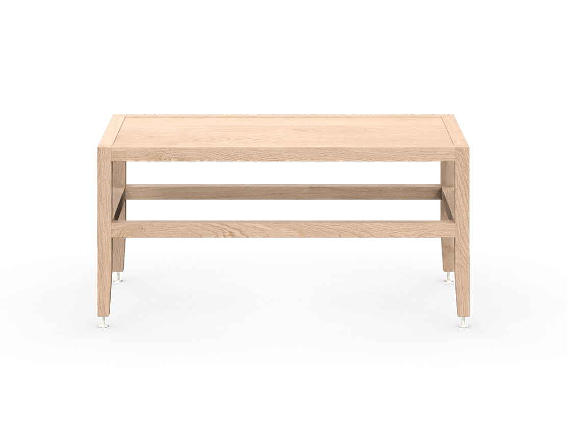 Coquo modular bench or low table in natural oak, perfect for the kitchen, dining room, living room or entrance.