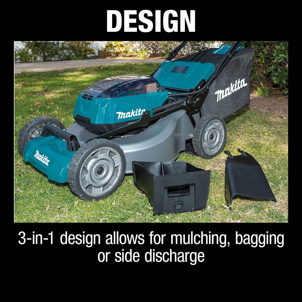 36V (18V X2) LXT Lithium-Ion Brushless Cordless 21" Self‑Propelled Commercial Lawn Mower Kit w/ 4 Batteries 5.0 Ah
