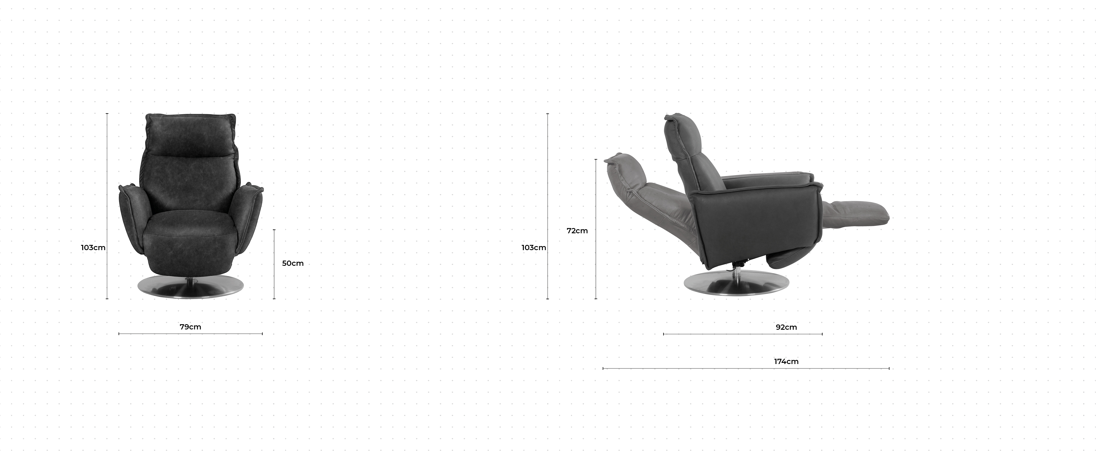 Stanley Armchair dimensions