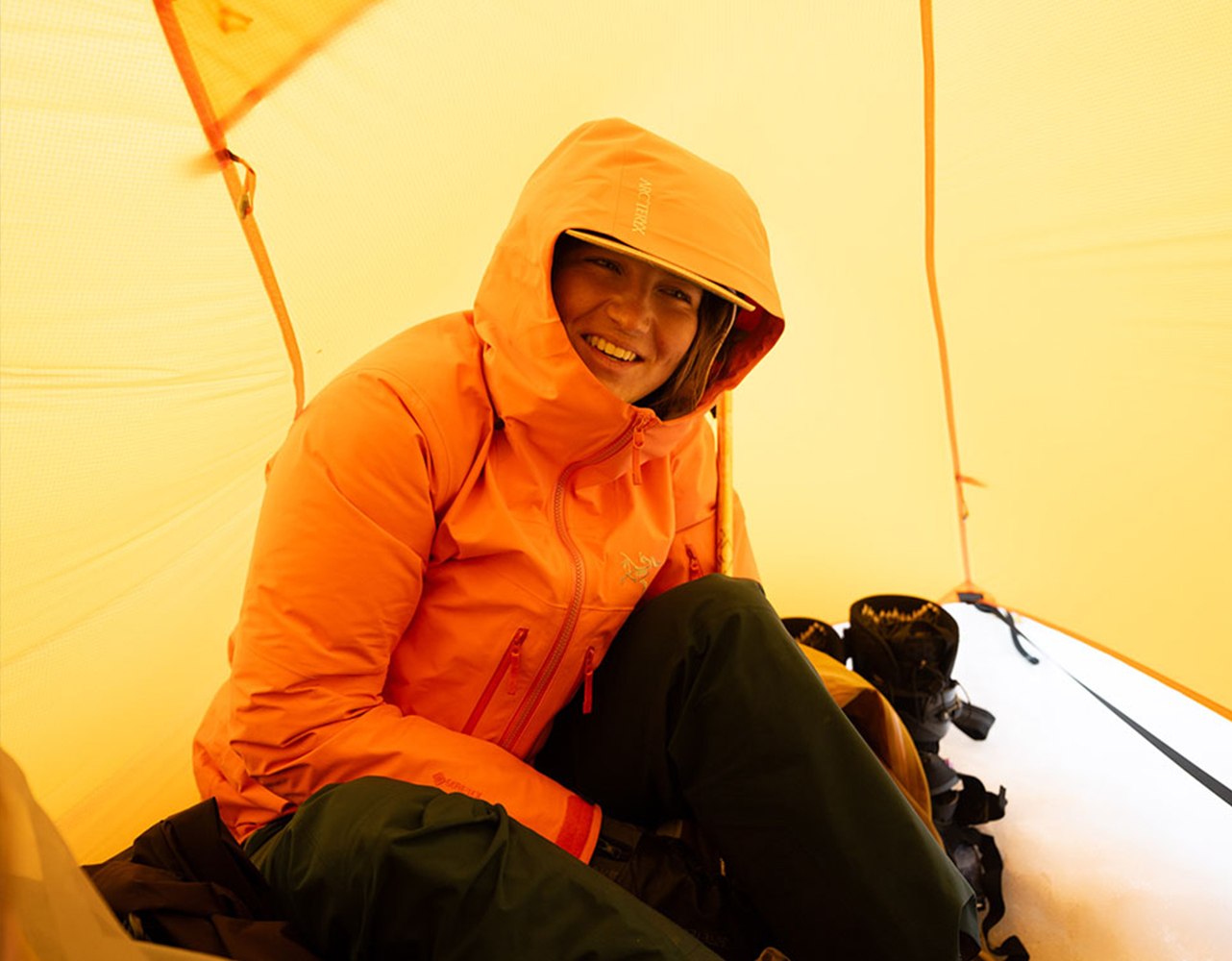 Supercell Tunnel Tent Turmeric – Mont Adventure Equipment