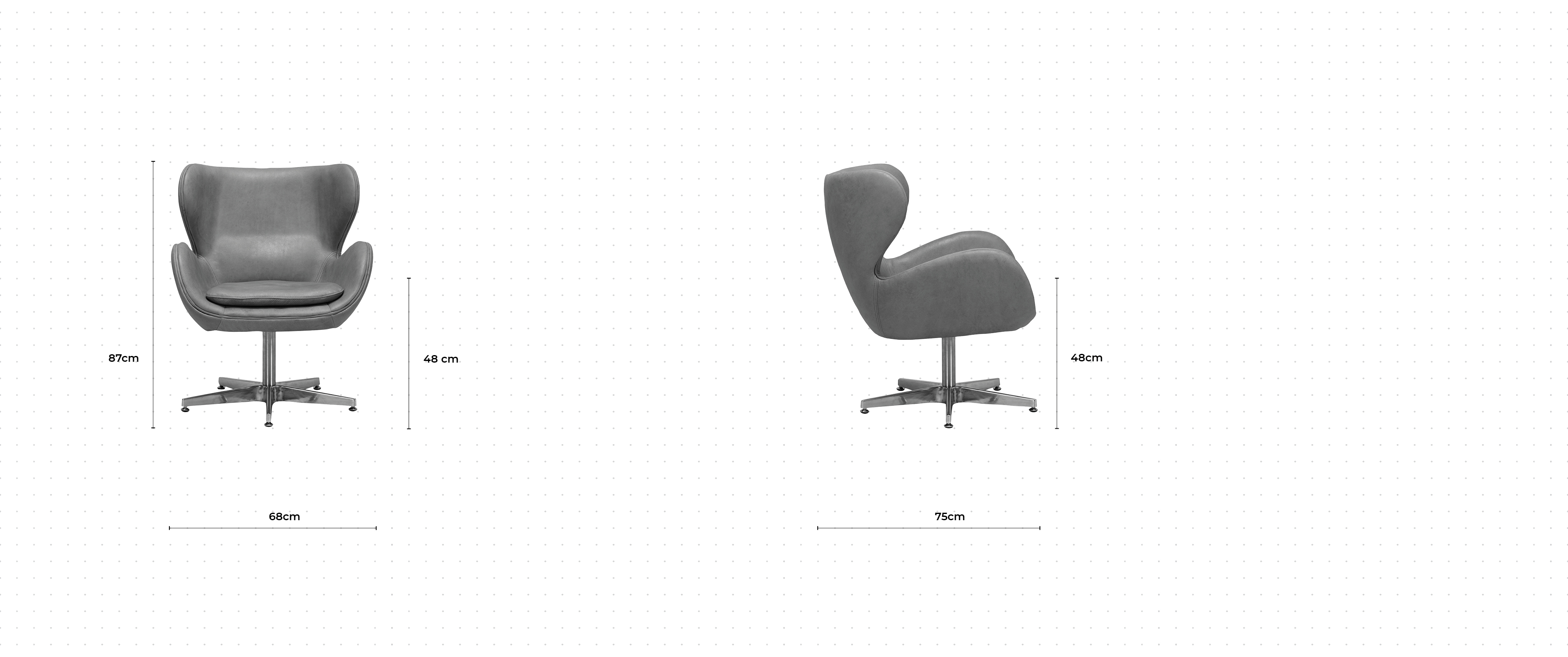 Lennox Chair dimensions