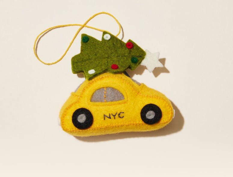 NYC Taxi Holiday Ornament - Levain Bakery