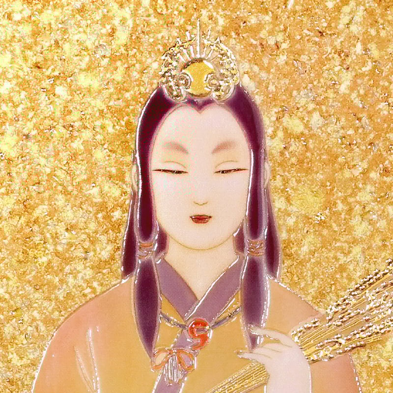 グッズ_艶金盛り 「天照大神~弥栄~」額付き_詳細