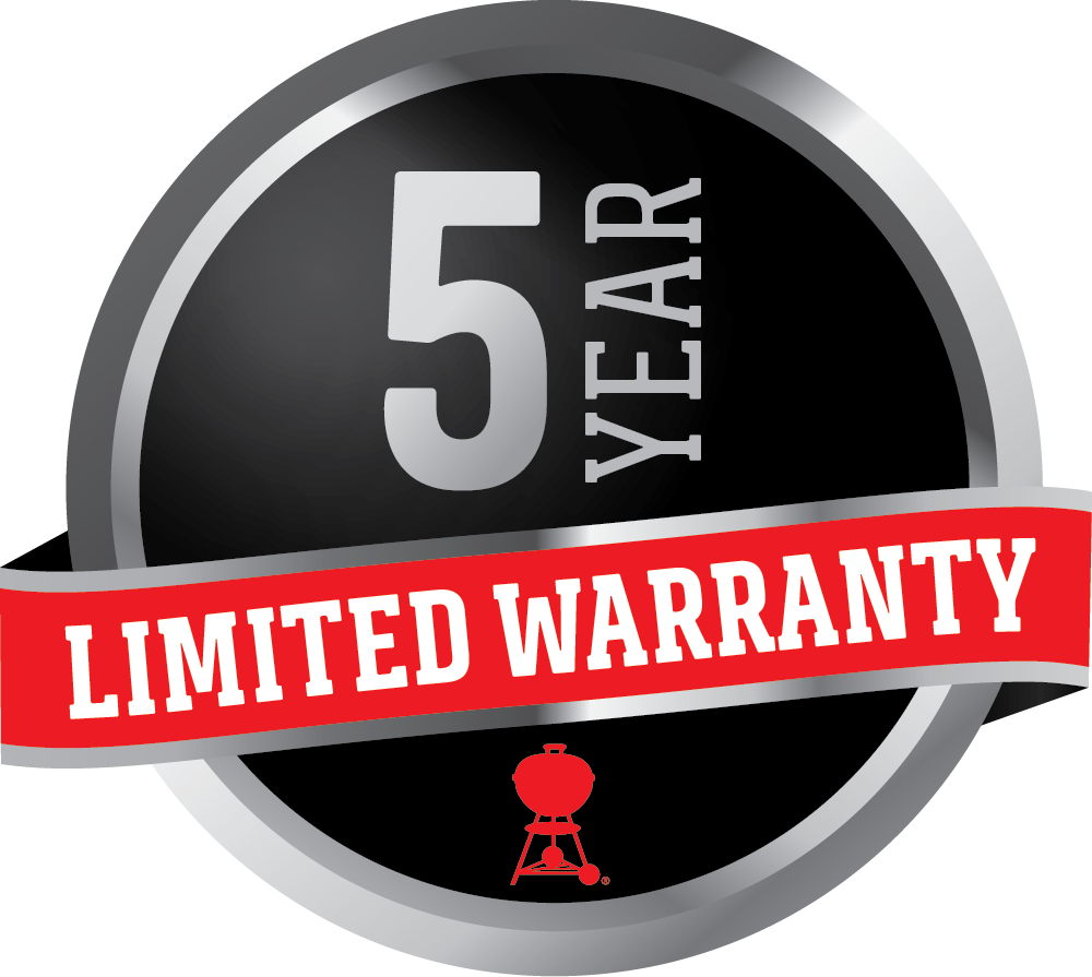 Weber 5 Year Limited Warranty