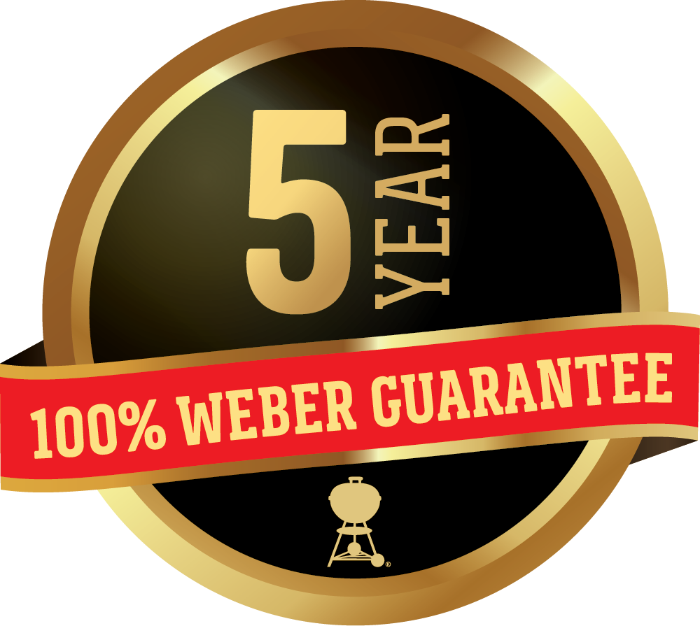 Weber 5 Year Full Warranty