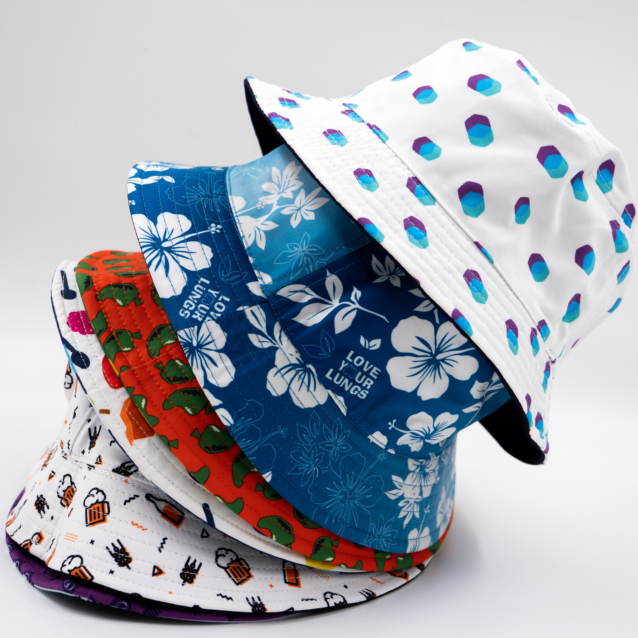 Custom Bucket Hat Pattern Design Your Own Custom Reversible Bucket Hats | Roody