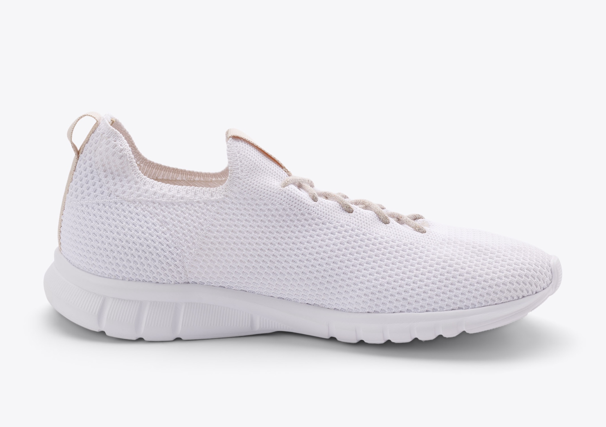 Nisolo Men's All-Day Eco-Knit Sneaker White - Every Nisolo product is built on the foundation of comfort, function, and design. 