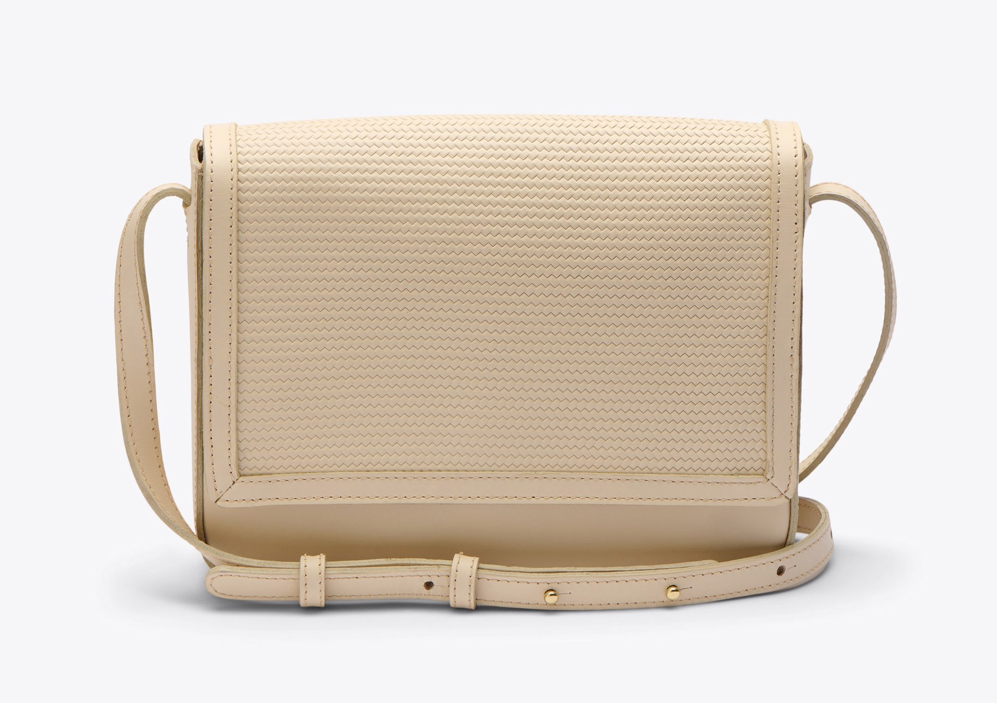 Nisolo Clara Crossbody Woven Bone - Every Nisolo product is built on the foundation of comfort, function, and design. 