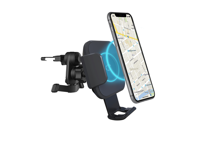 Wireless 10W Smartphone Car Charger Vent Mount Van Market A Store