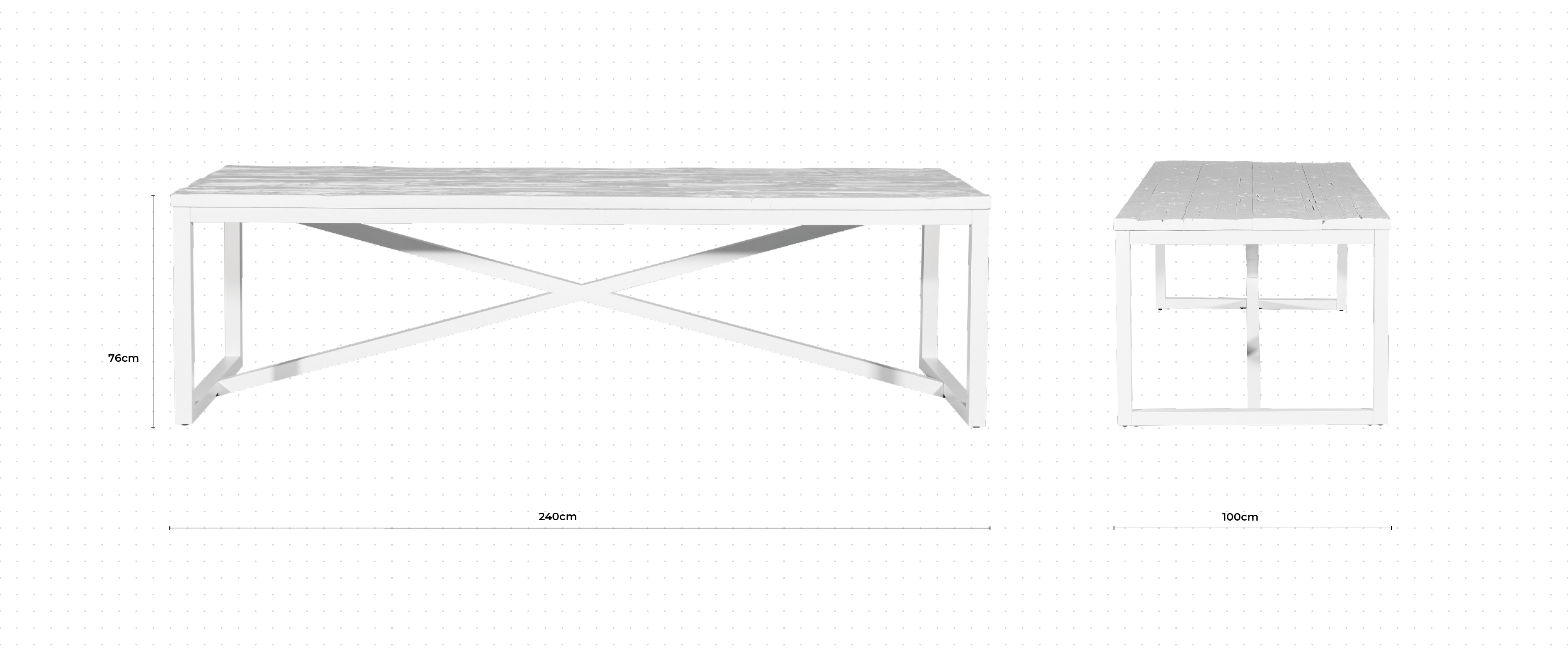 Minimal Dining Table dimensions