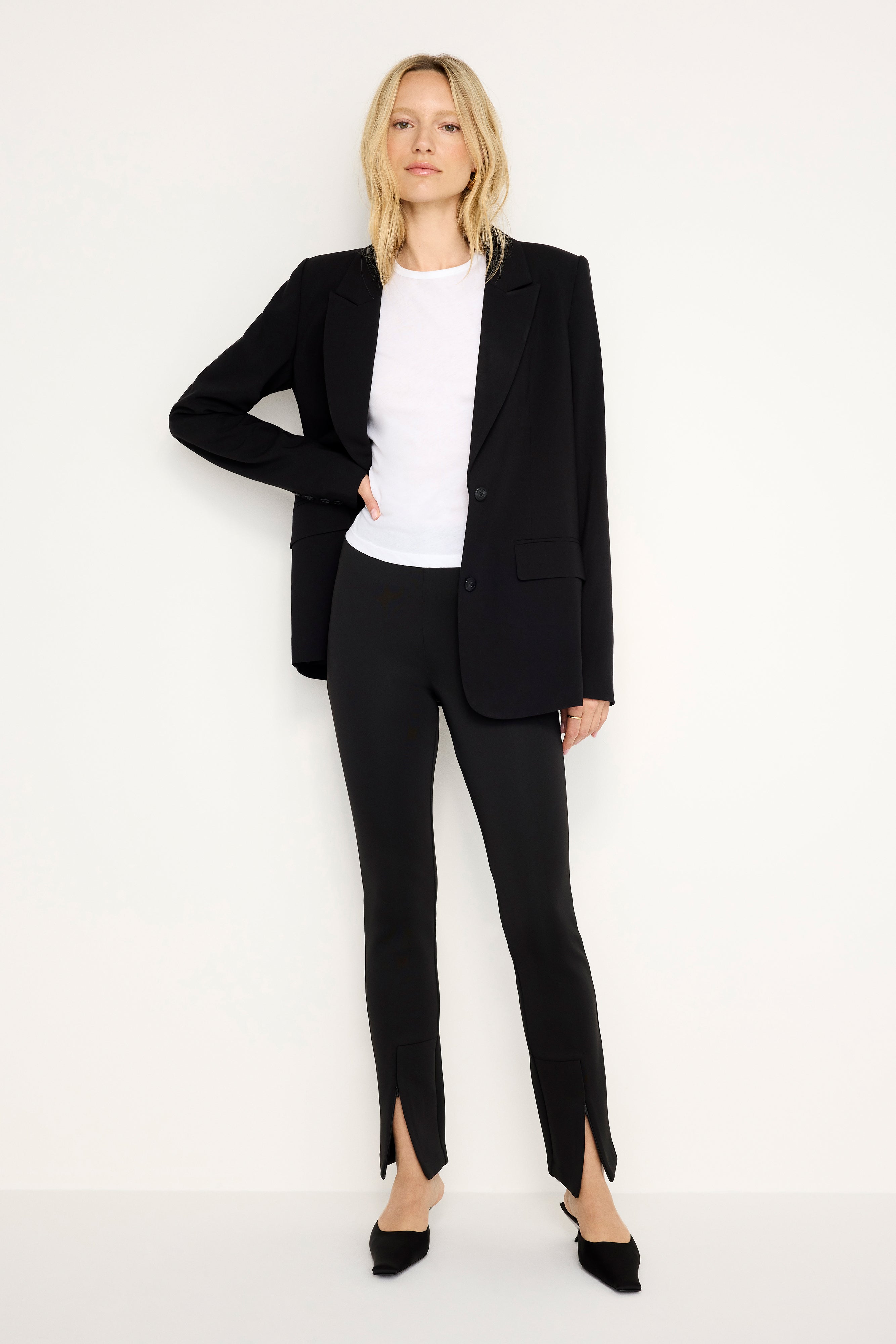 Styled with ESSENTIAL SUITING OVERSIZED BLAZER | BLACK001