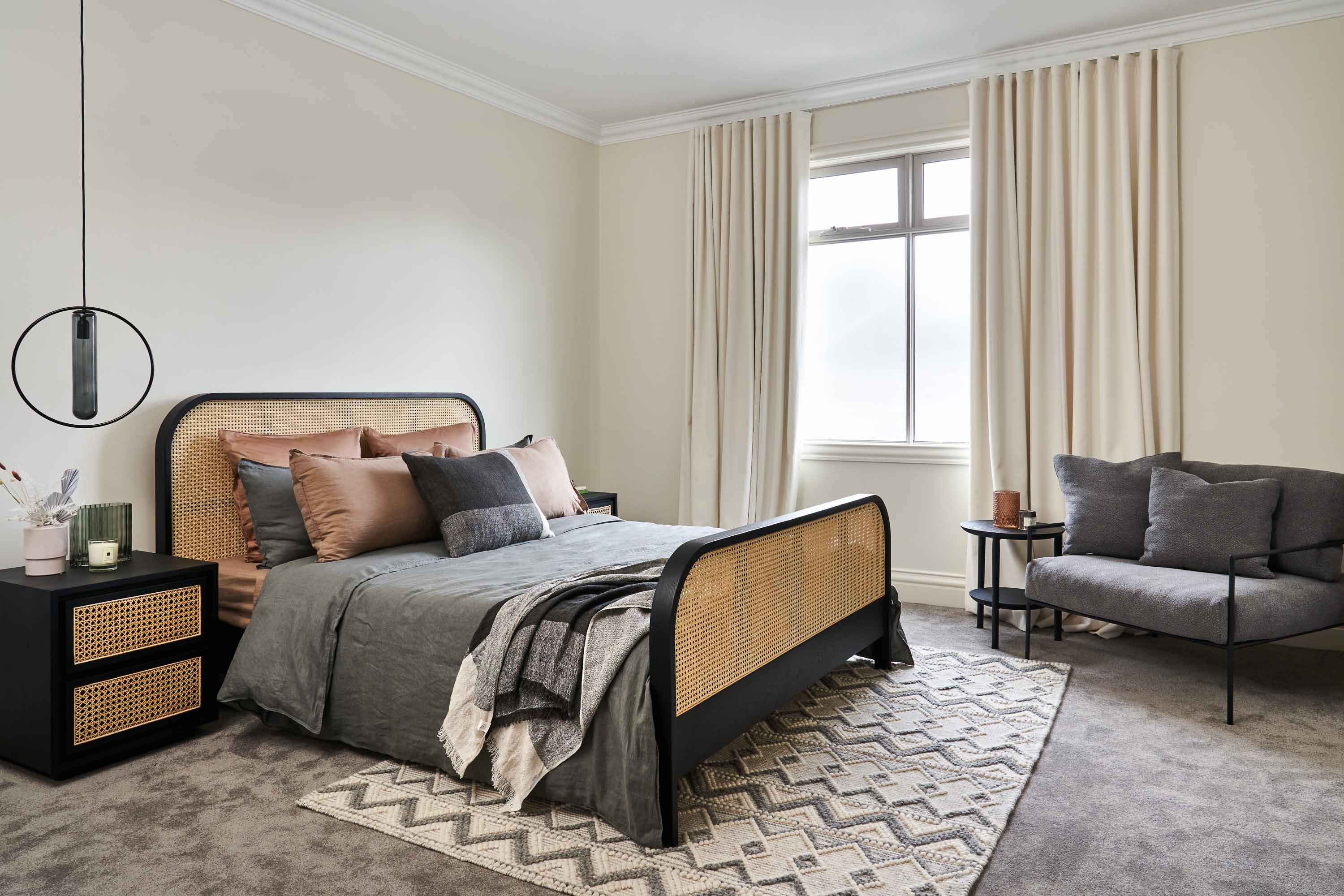 Cane Queen Bed