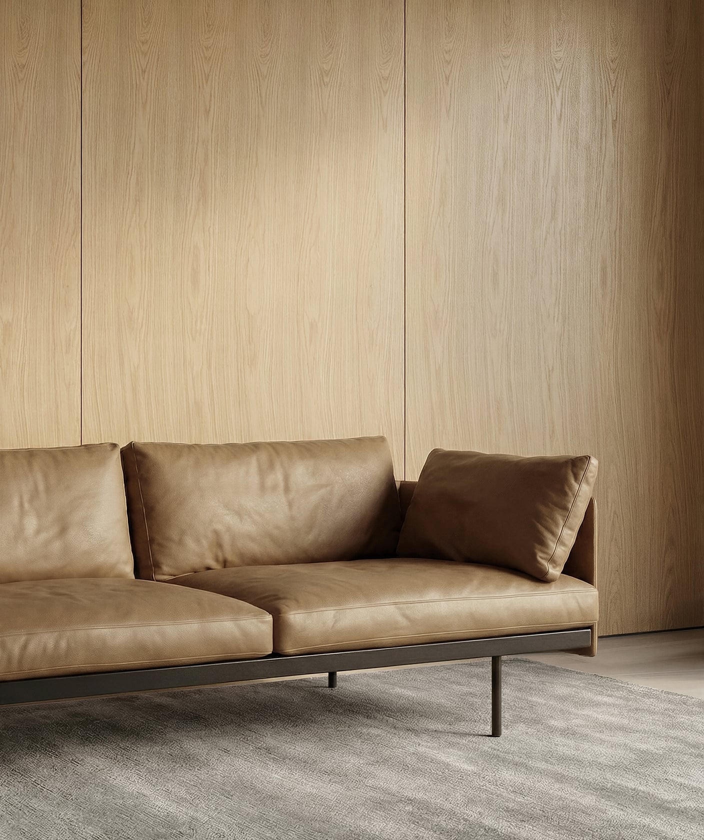 Bureau 3 Seater Sofa