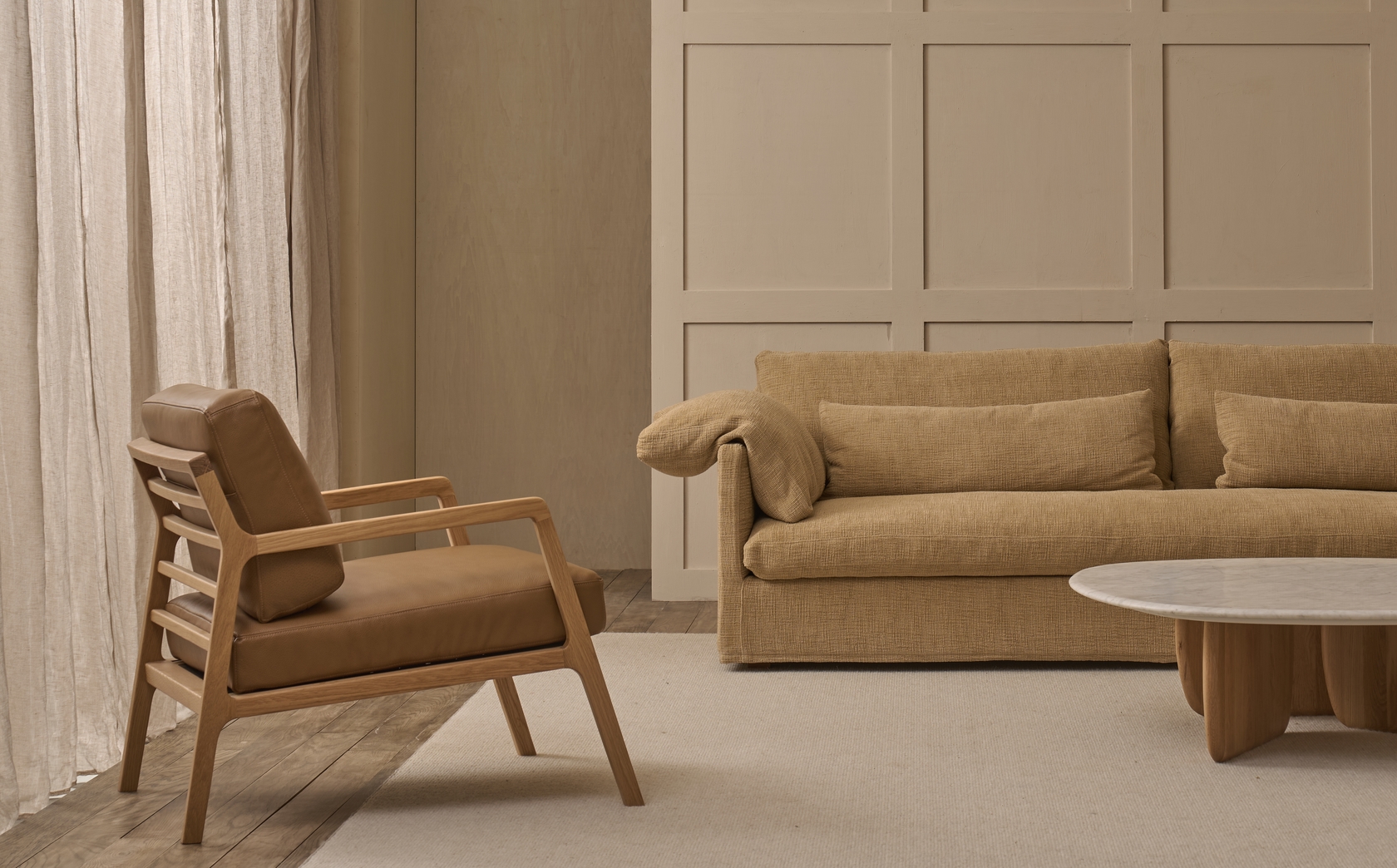 Nysse Leather Lounge Chair