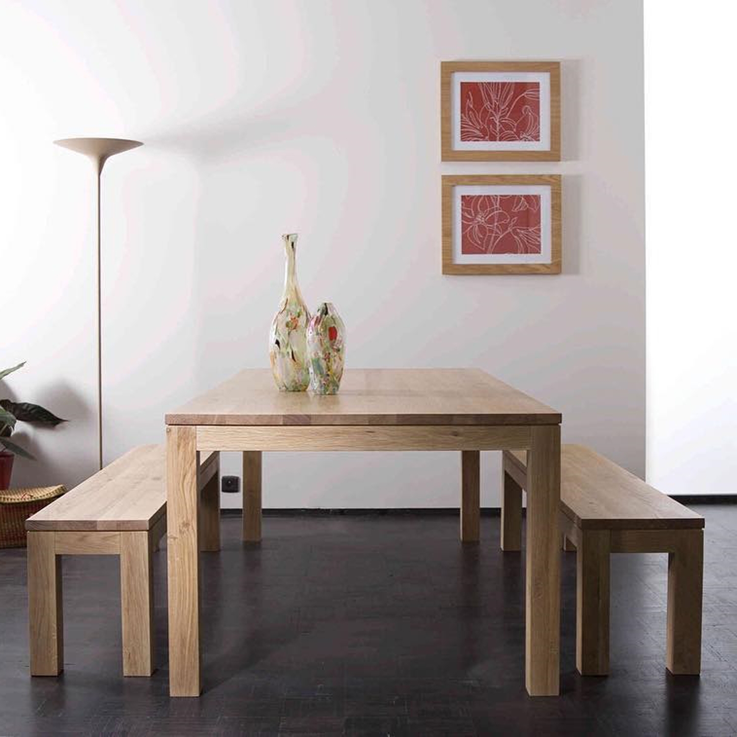 Ethnicraft Oak Straight Dining Table