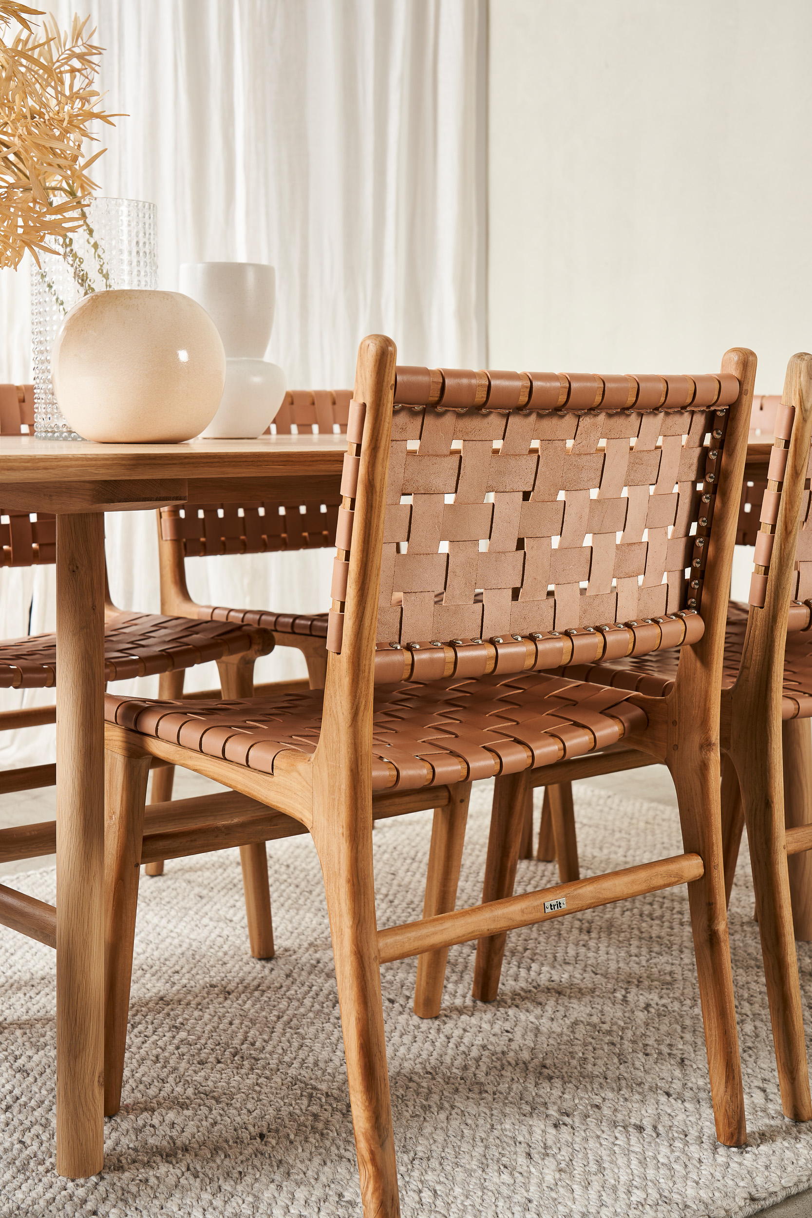 Ethnicraft Oak Profile Dining Table