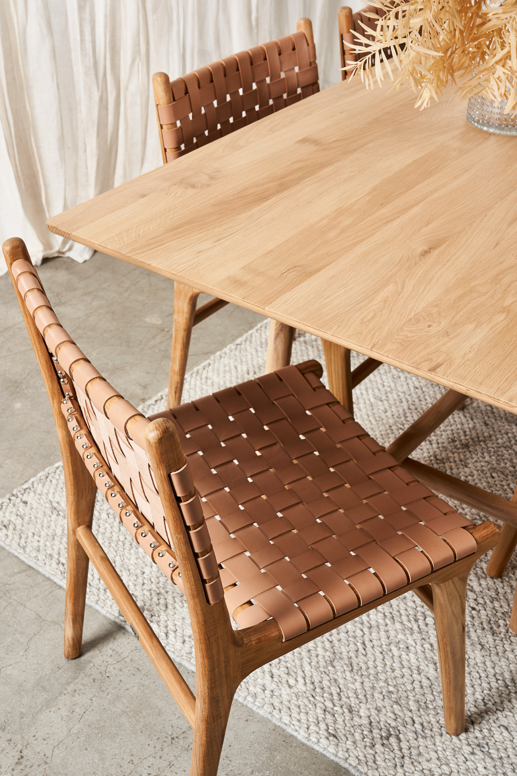 Ethnicraft Oak Profile Dining Table