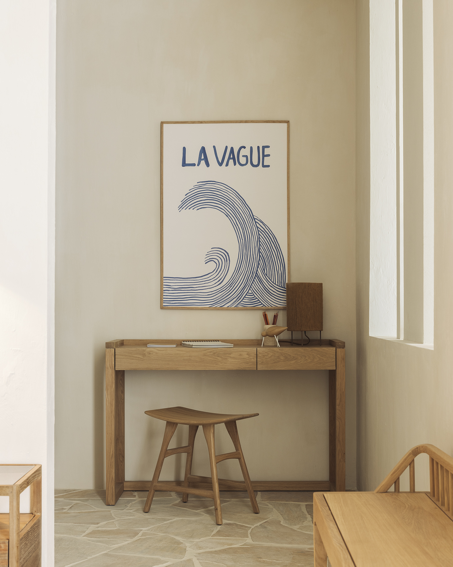 Ethnicraft Oak Osso Stool