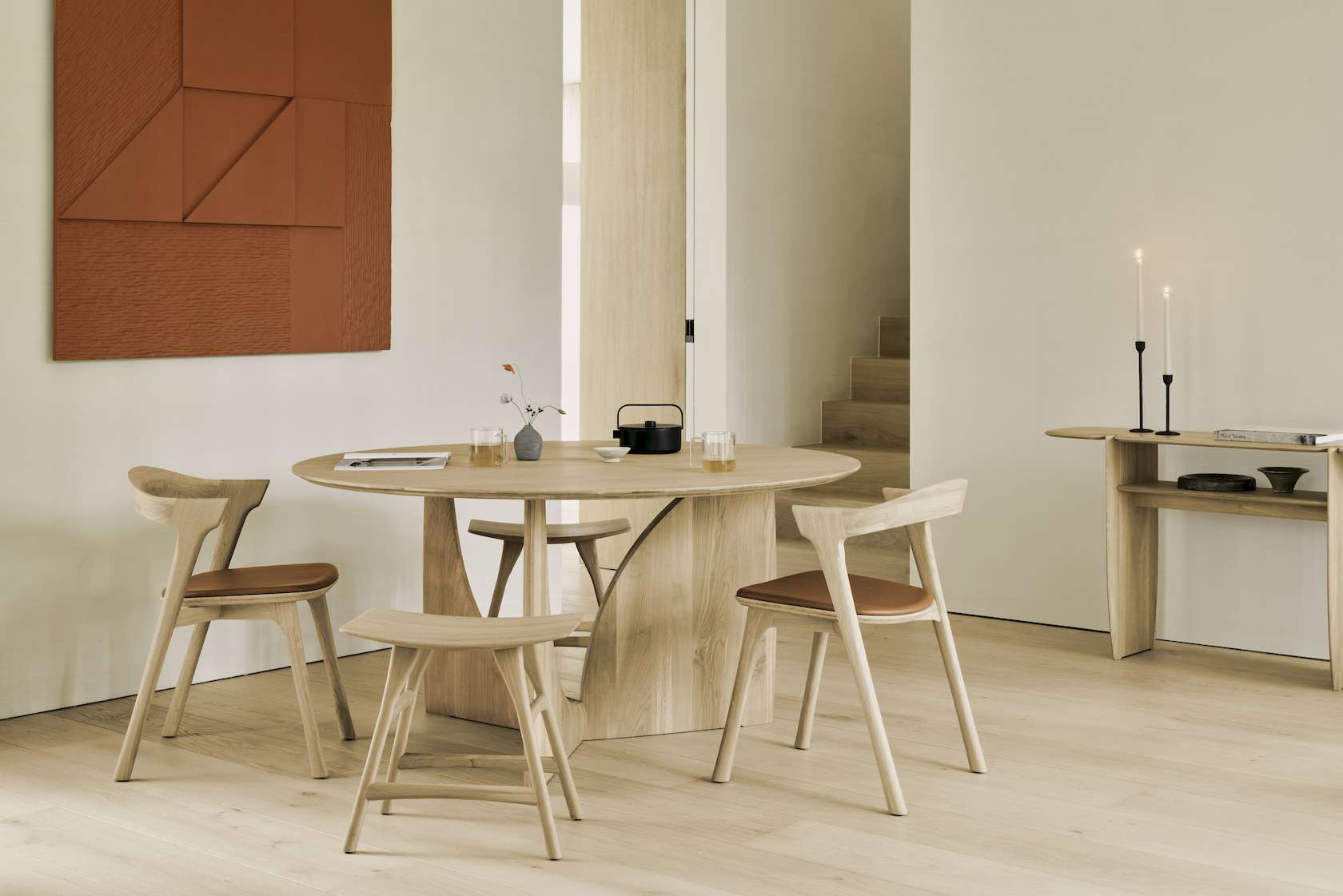 Ethnicraft Oak Osso Stool
