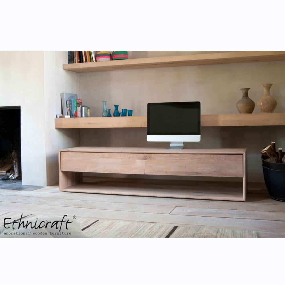 Ethnicraft Oak Nordic 1 Door 1 Drawer Entertainment Unit