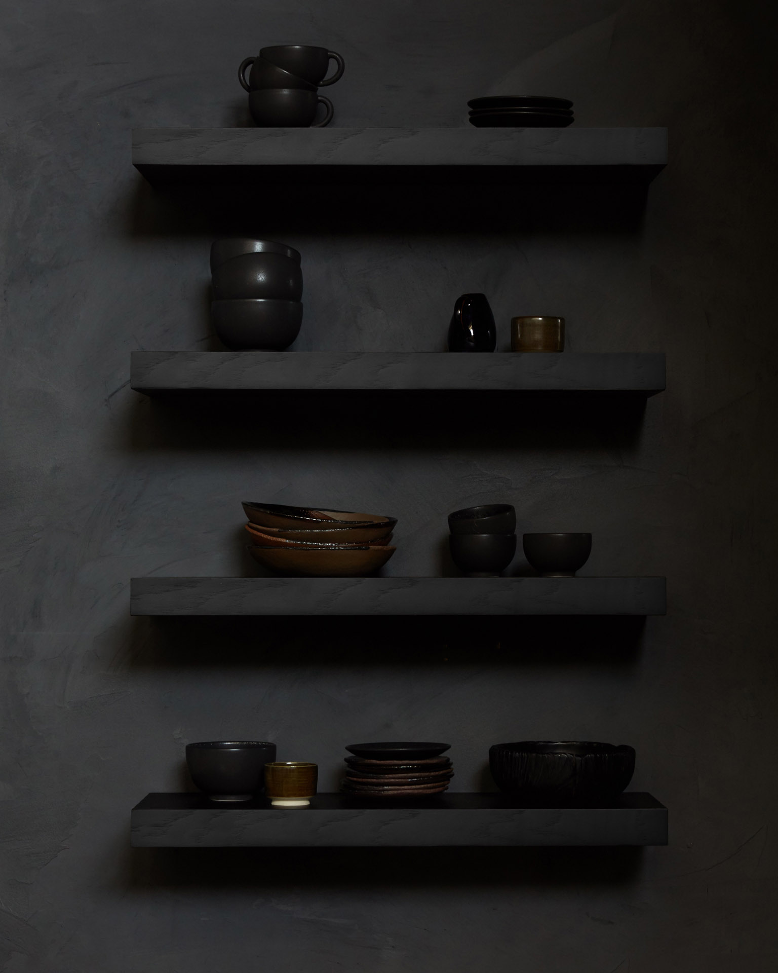 Ethnicraft Oak Wall Shelf