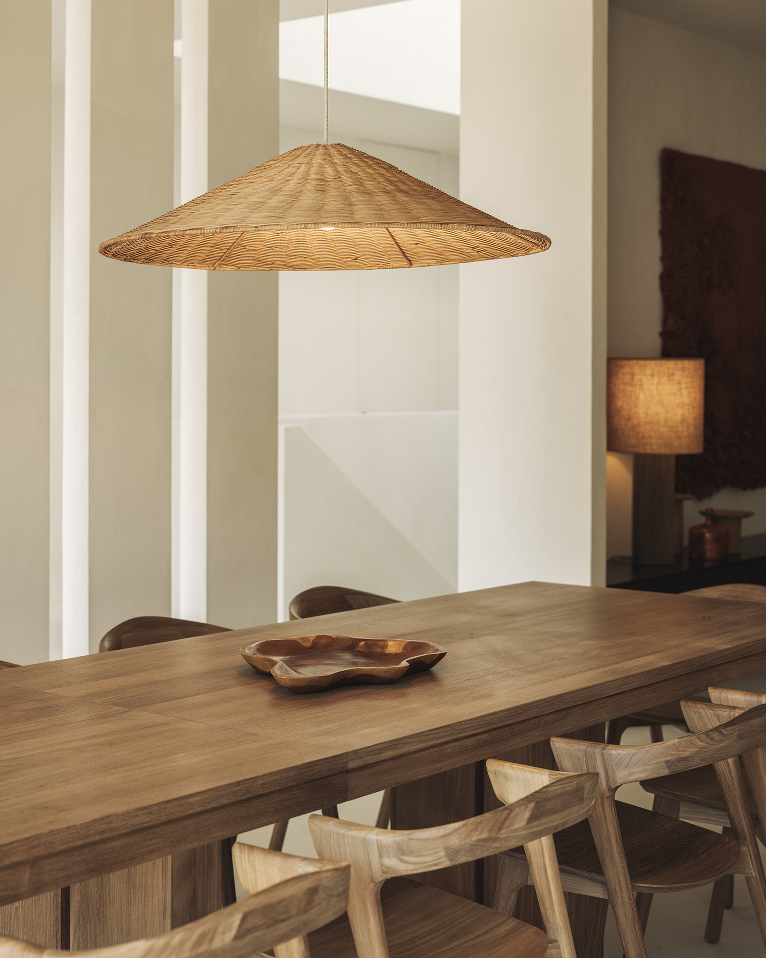 Ethnicraft Teak Double Extendable Dining Table