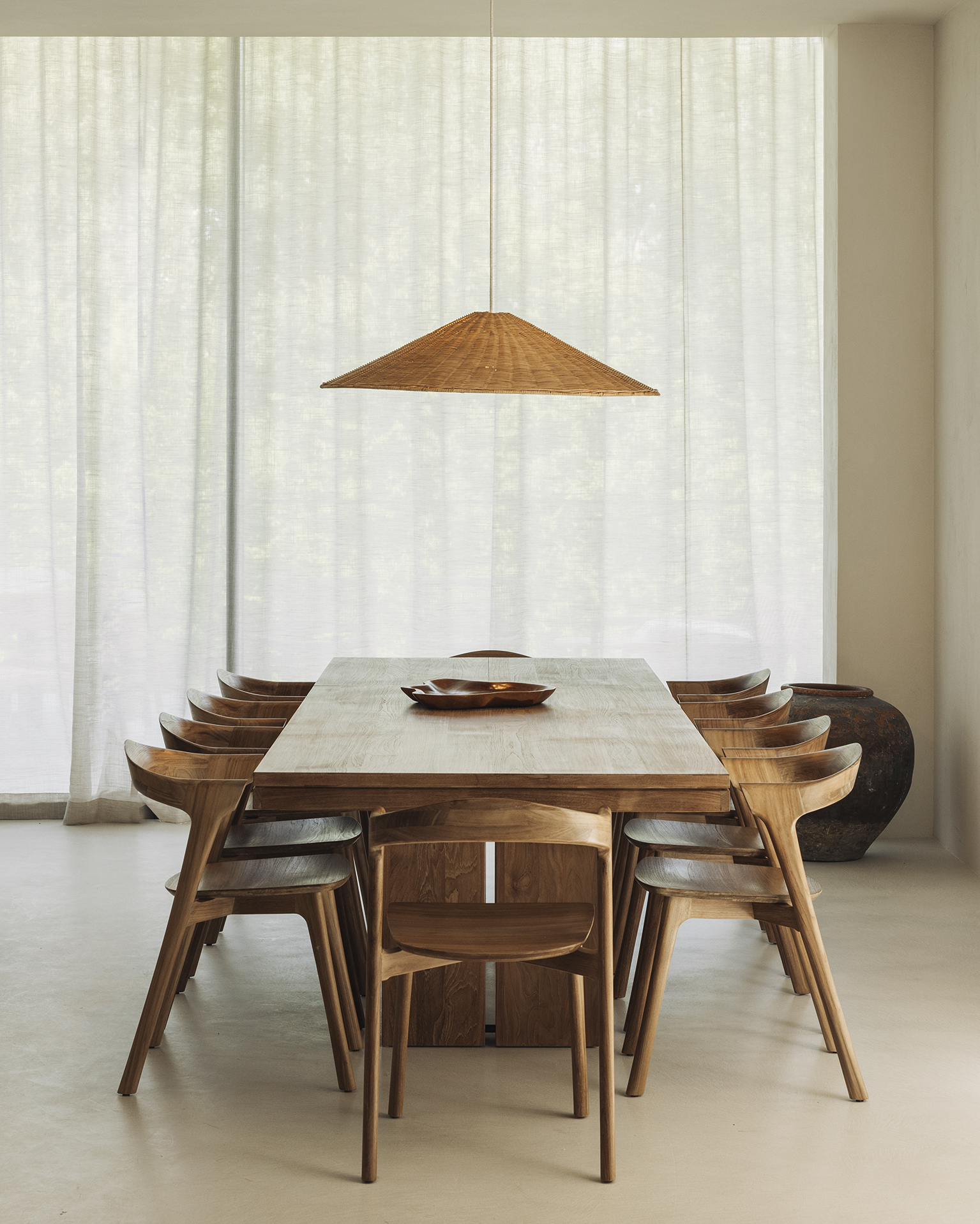 Ethnicraft Teak Double Extendable Dining Table