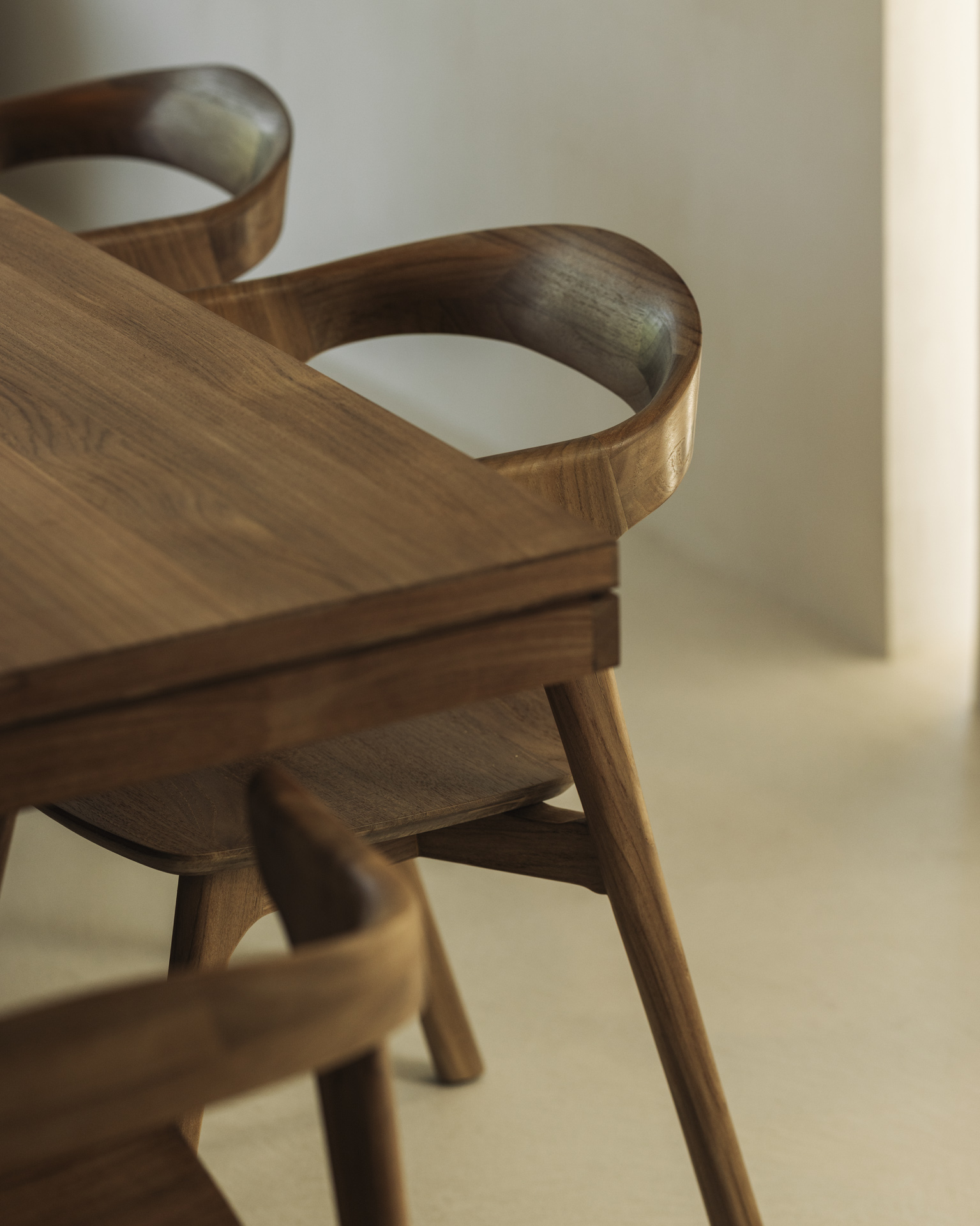 Ethnicraft Teak Double Extendable Dining Table