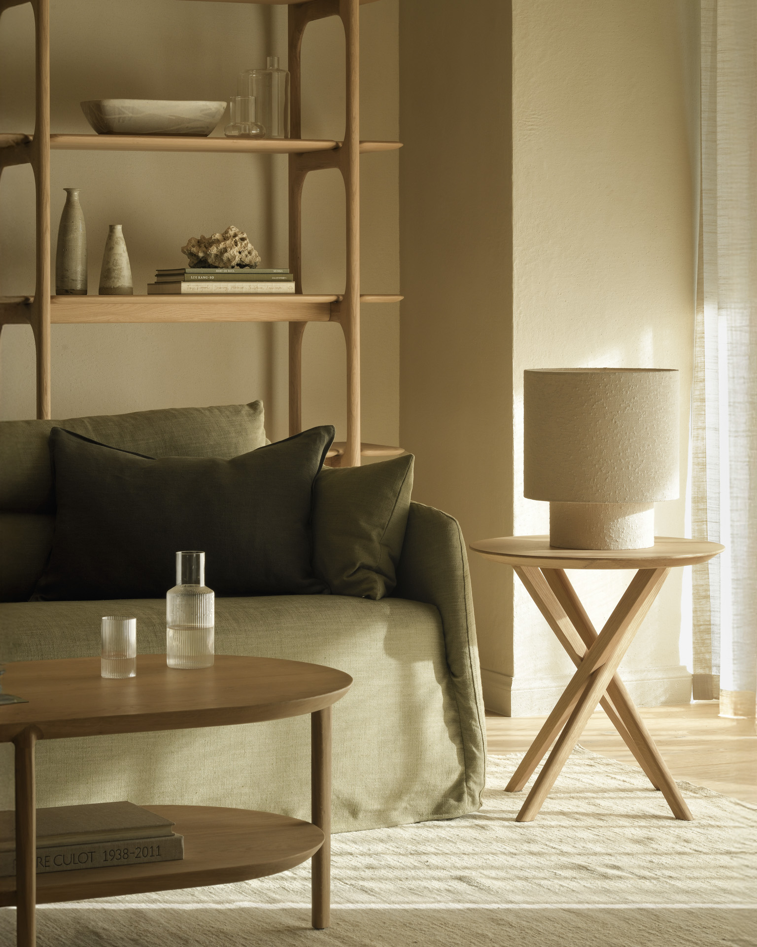 Ethnicraft Oak Mikado Side Table