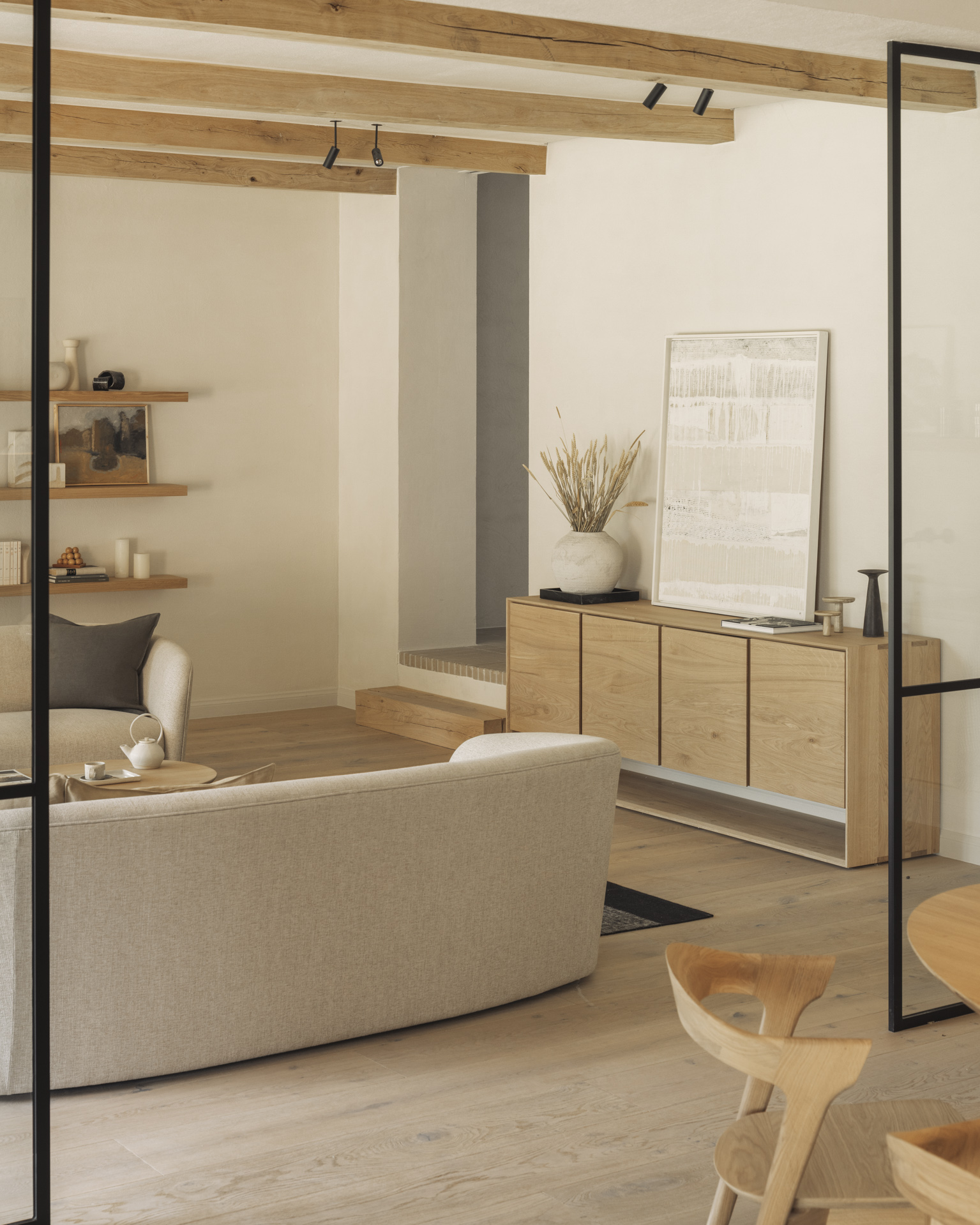 Ethnicraft Oak Nordic 4 Doors Sideboard