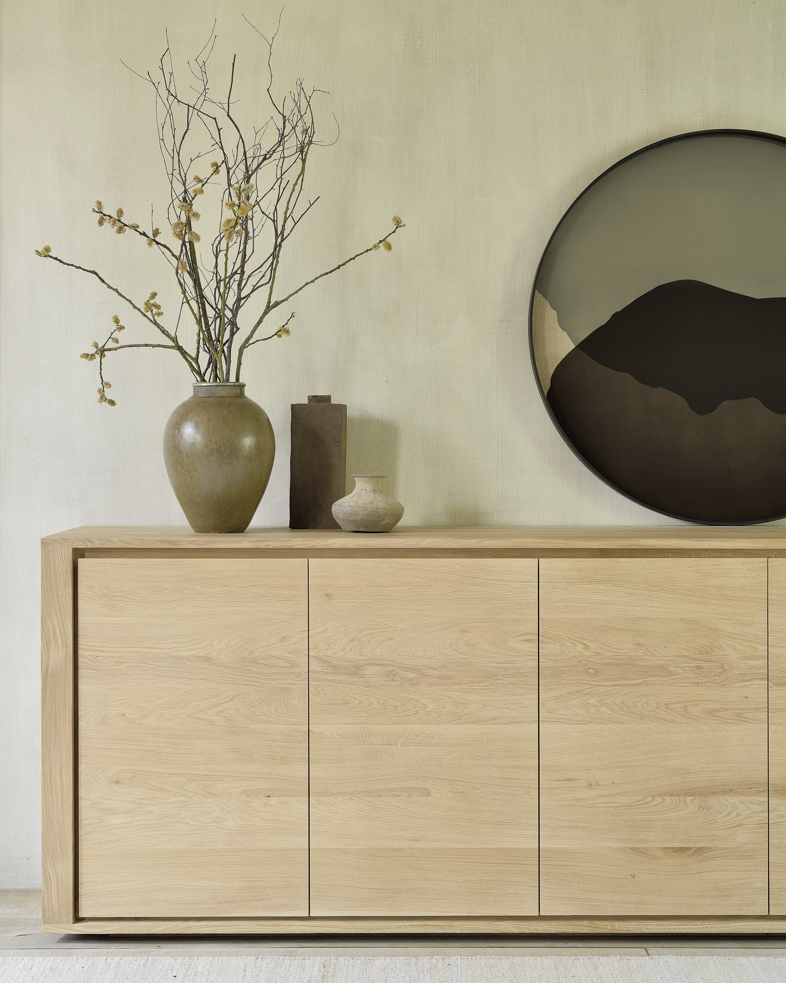 Ethnicraft Oak Shadow 5 Doors Sideboard