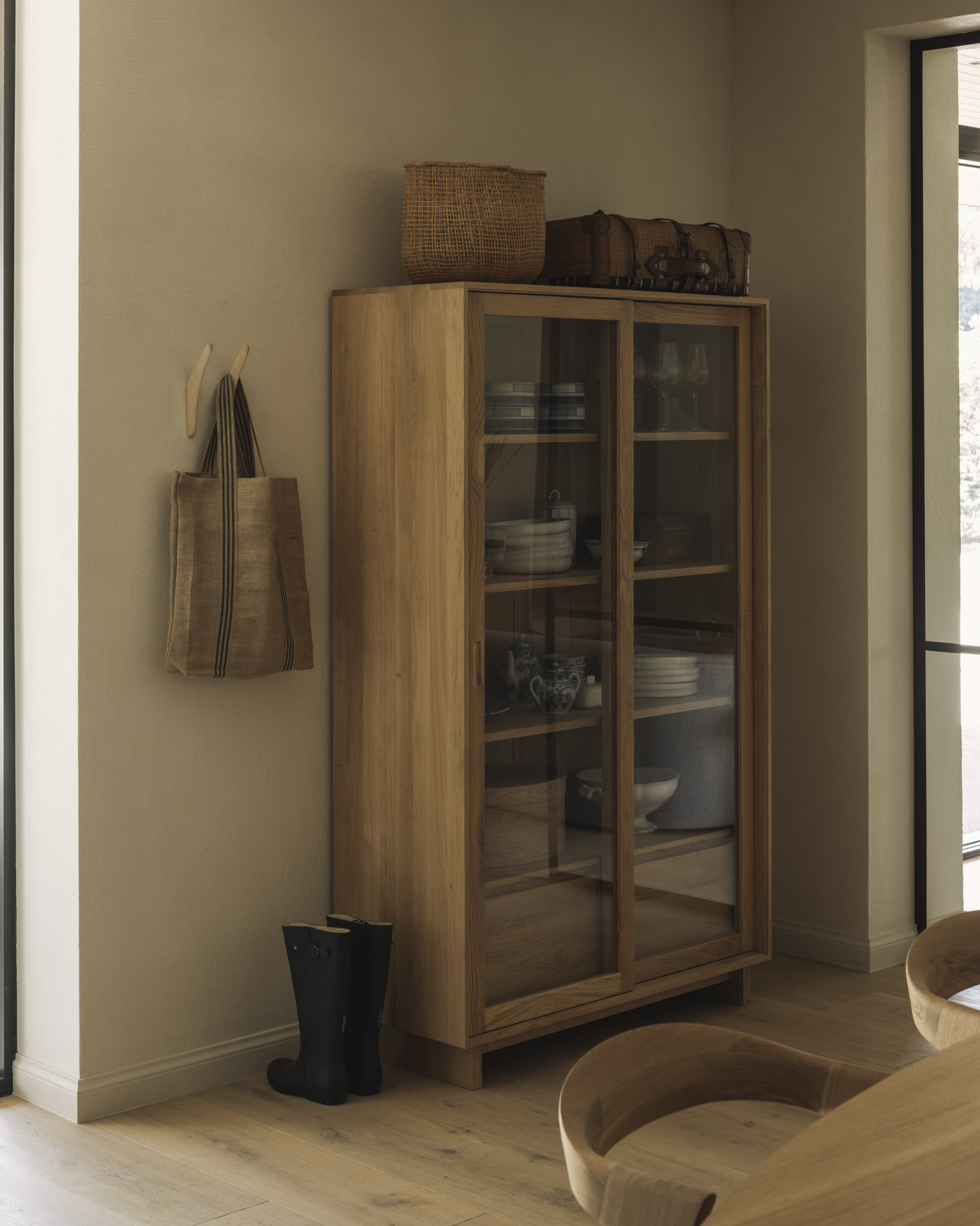 Ethnicraft Oak Wave Book Rack