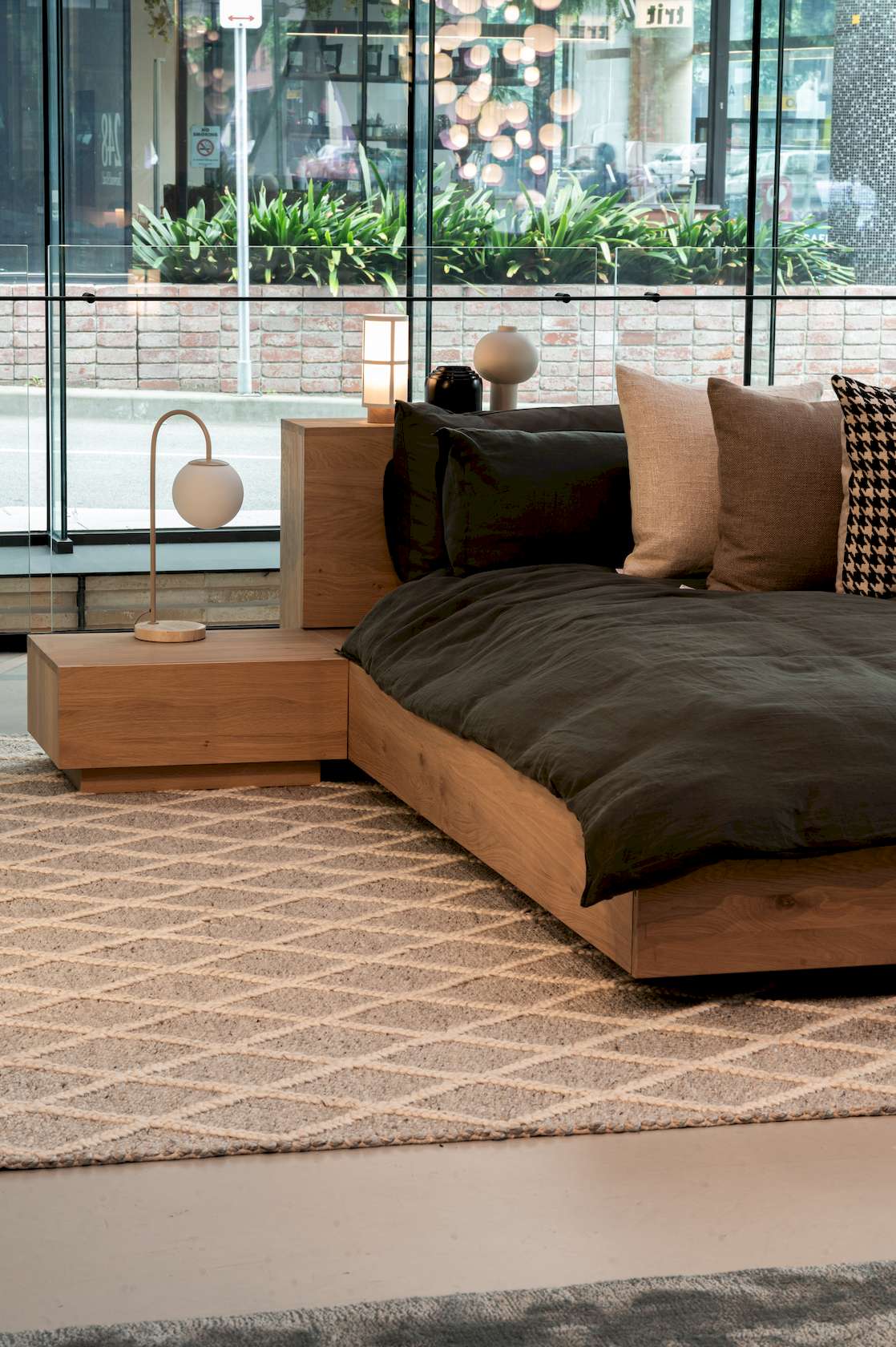 Ethnicraft Oak Madra King Bed