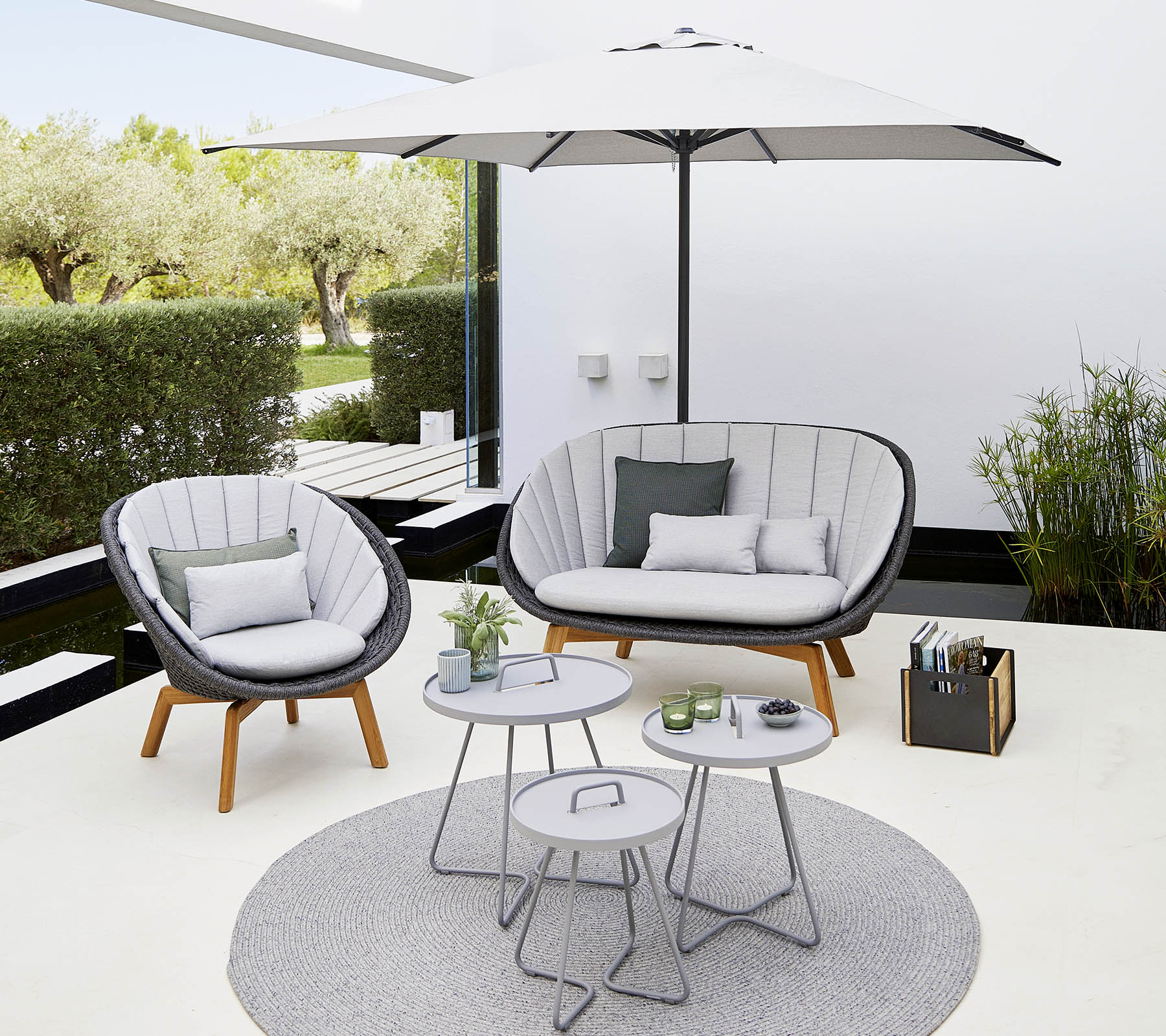 Peacock 2 Seater Sofa - Soft Rope
