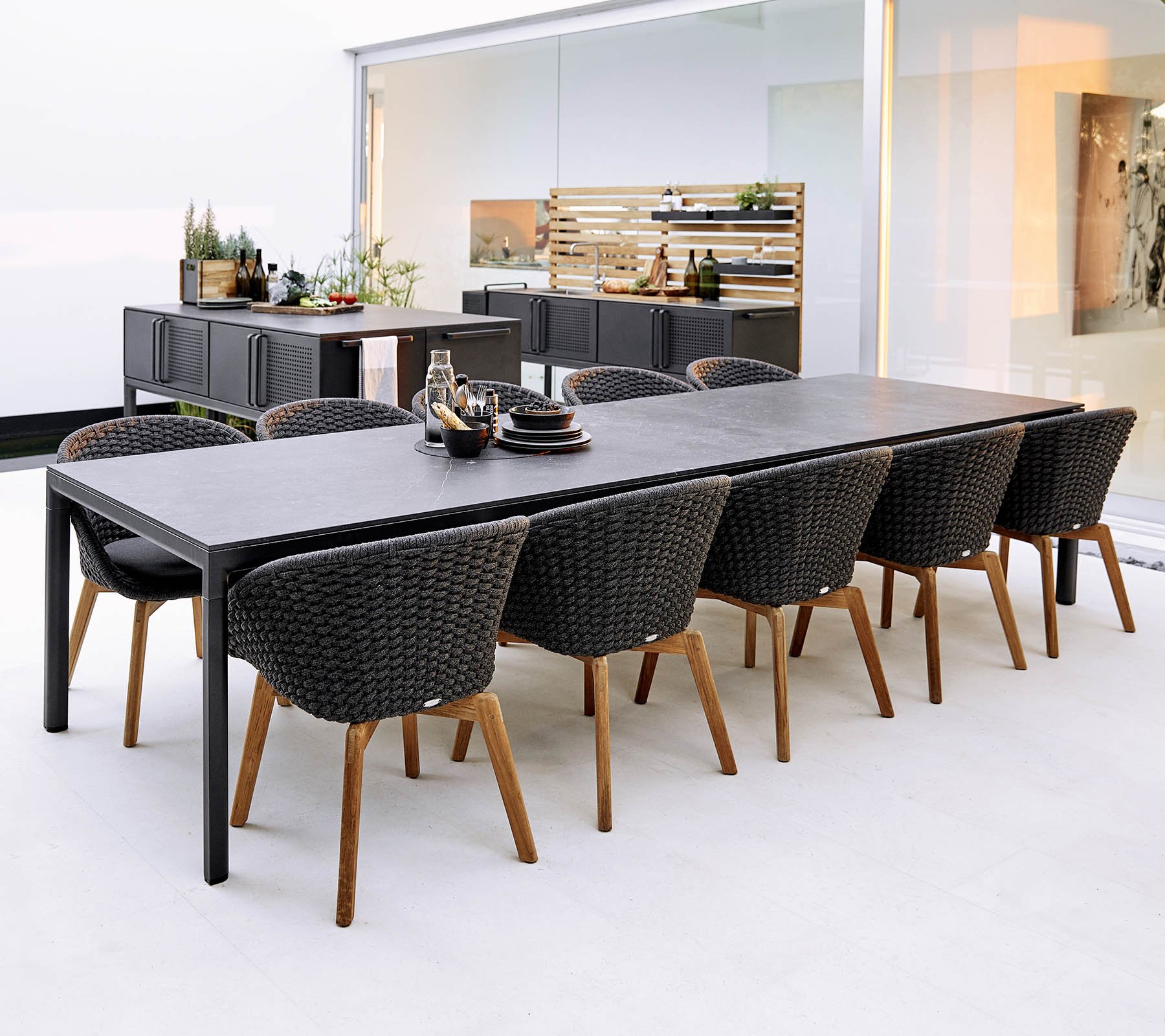 Peacock Dining Chair - Soft Rope