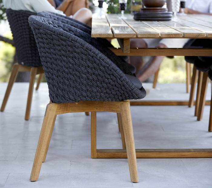 Peacock Dining Chair - Soft Rope