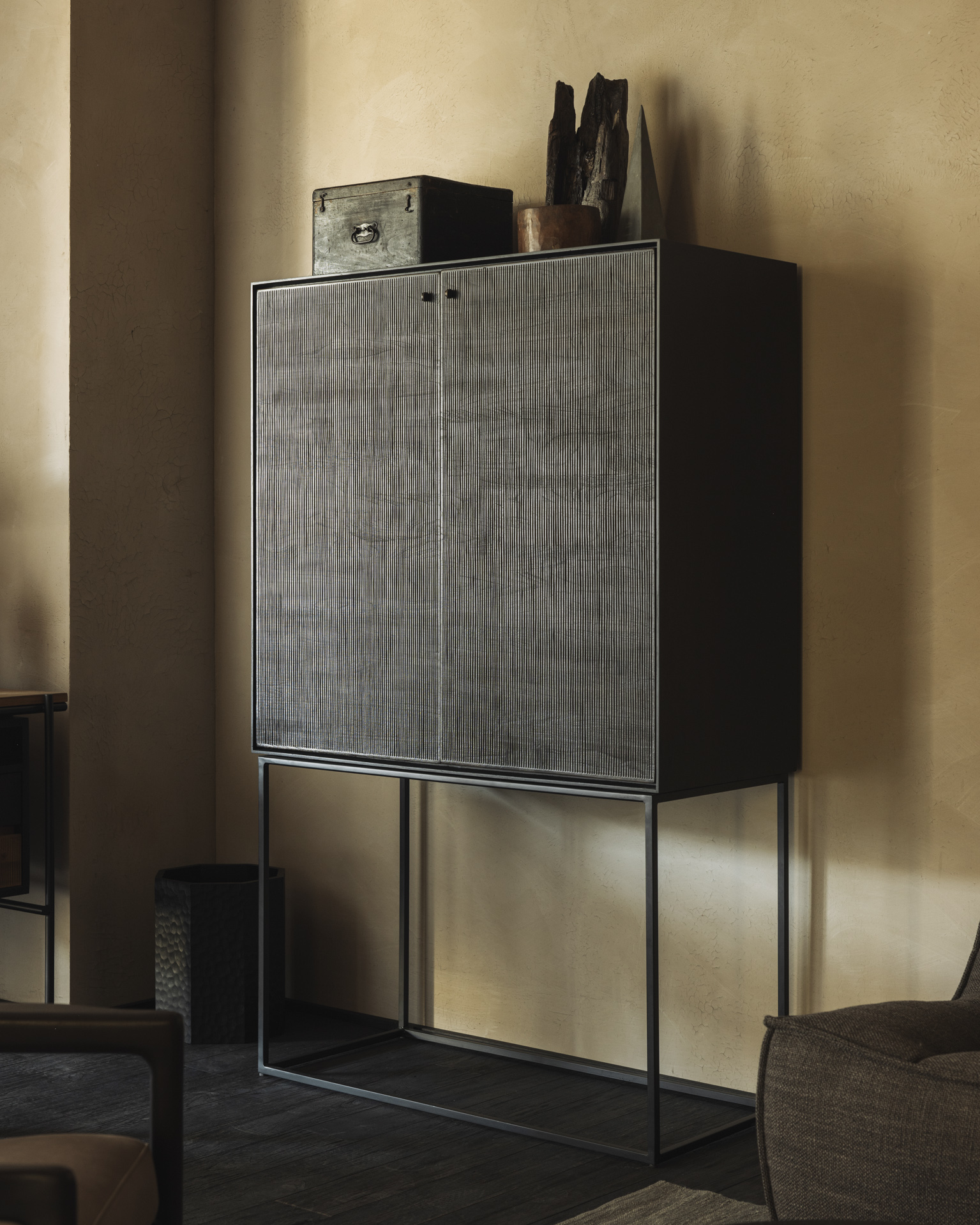 Ethnicraft Teak Grooves Storage Cupboard - 2 Doors