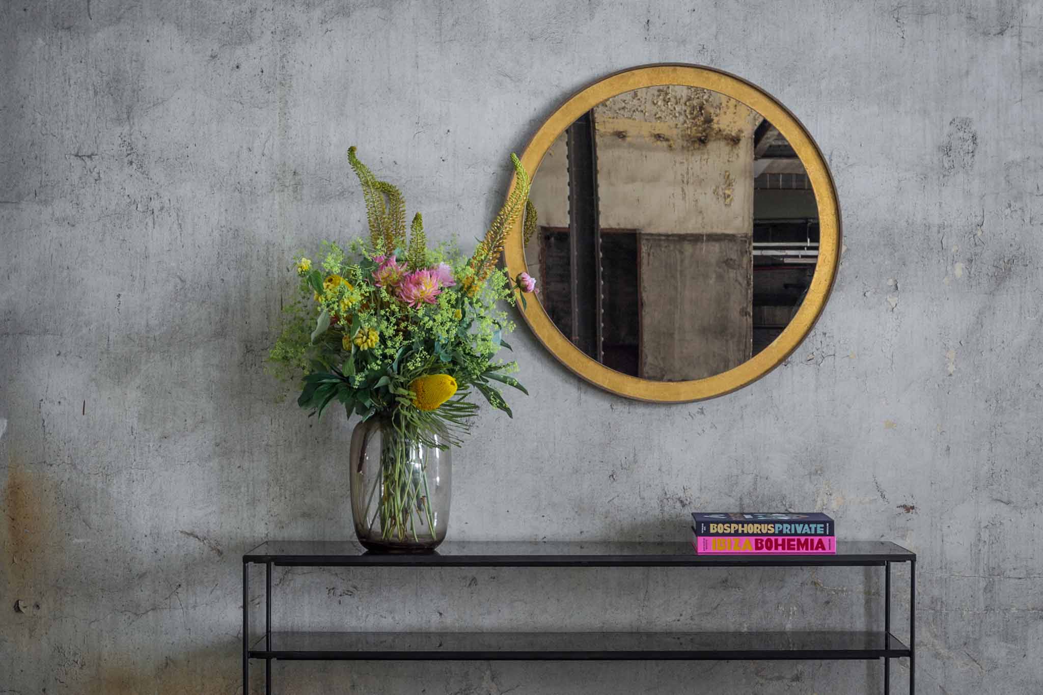 Ethnicraft Sofa Console - 2 Shelves