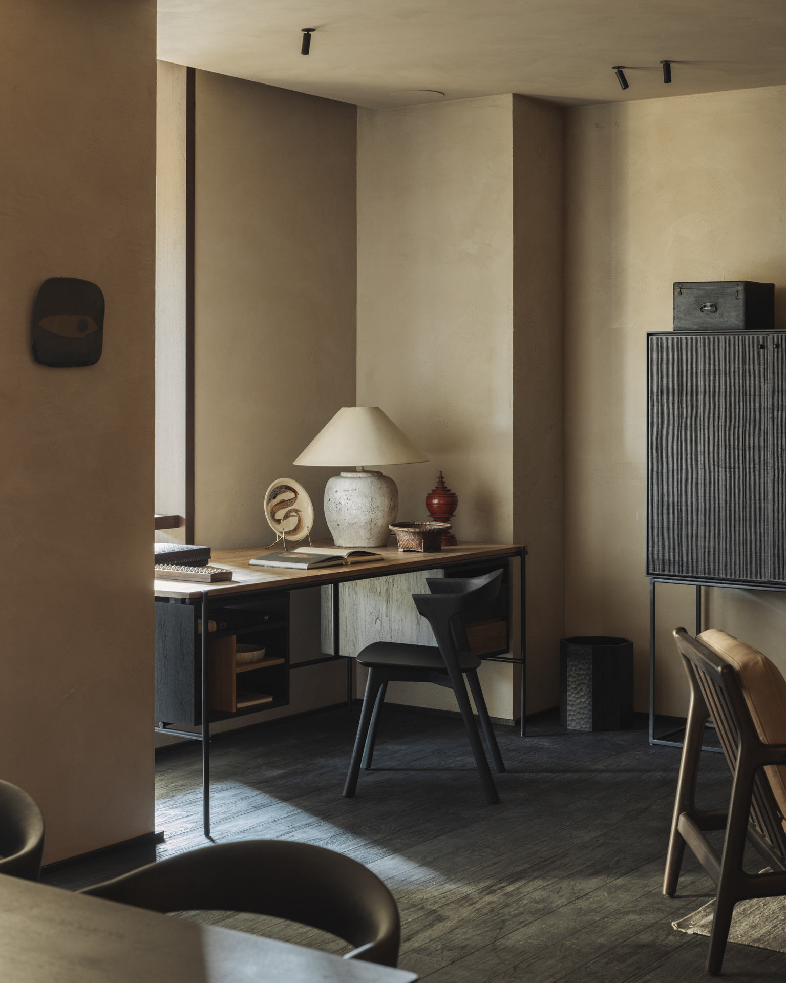 Ethnicraft Teak Oscar Desk - 2 Drawer