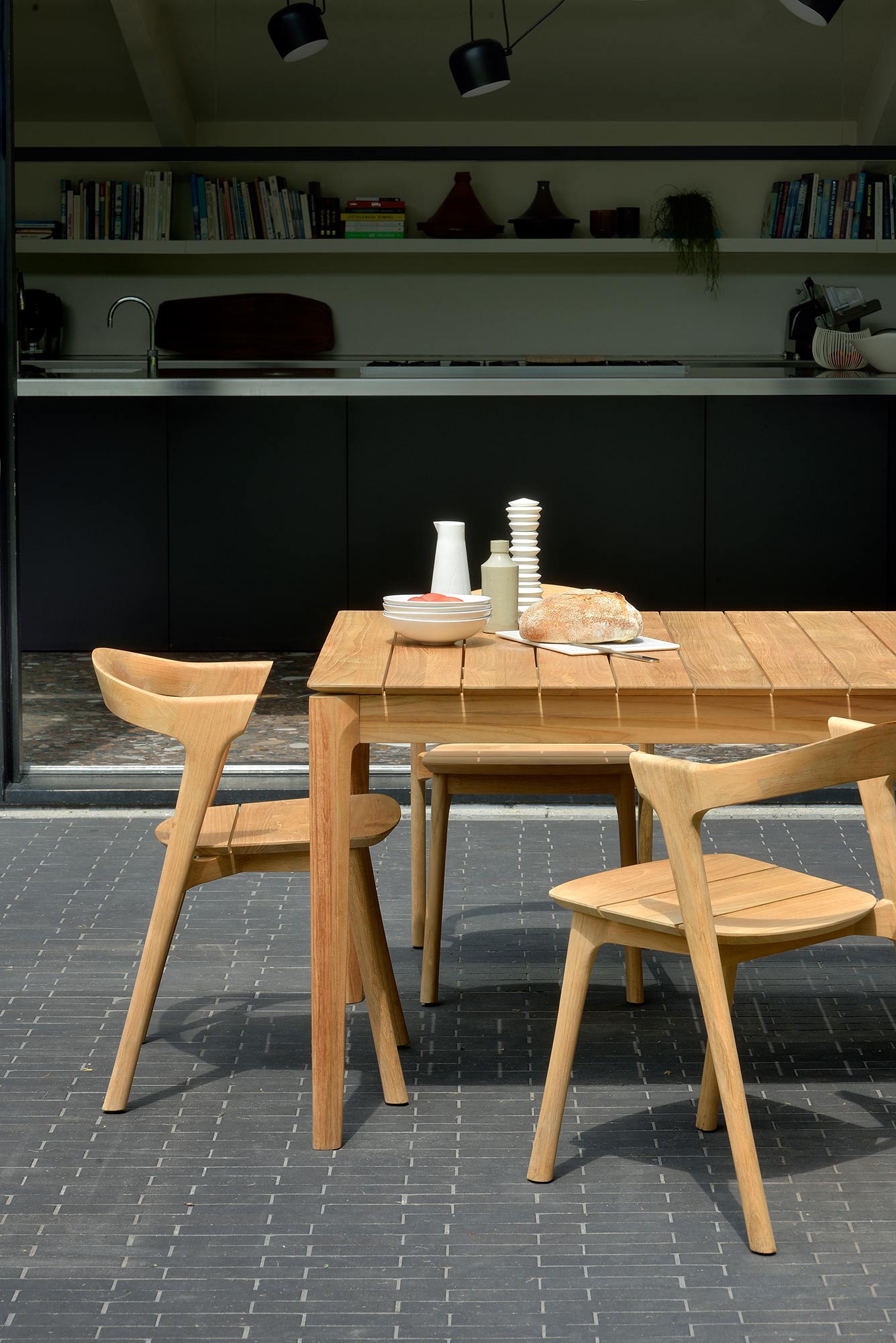 Ethnicraft Teak Bok Rectangular Outdoor Dining Table