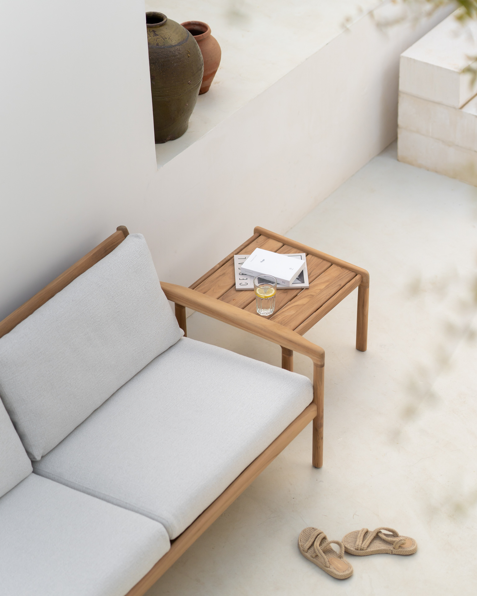 Ethnicraft Teak Jack Outdoor 2 Seater Sofa