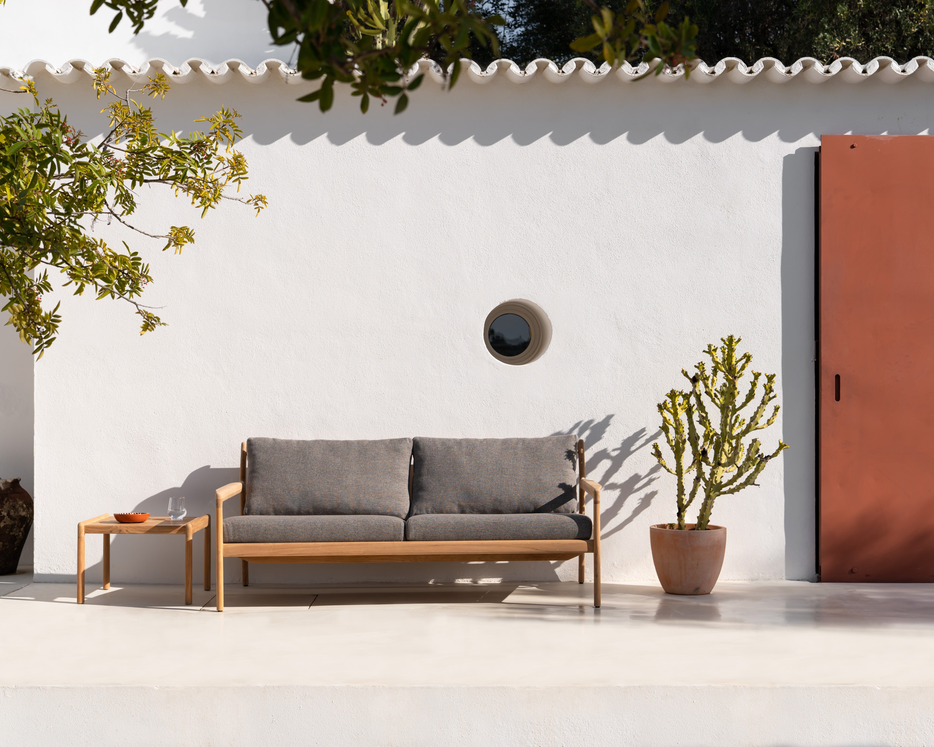 Ethnicraft Teak Jack Outdoor 2 Seater Sofa