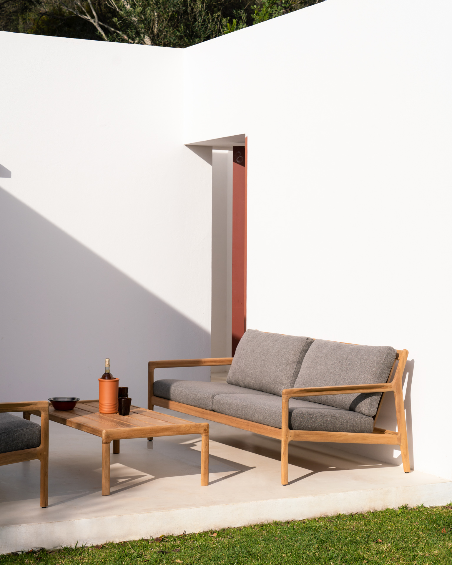 Ethnicraft Teak Jack Outdoor 2 Seater Sofa