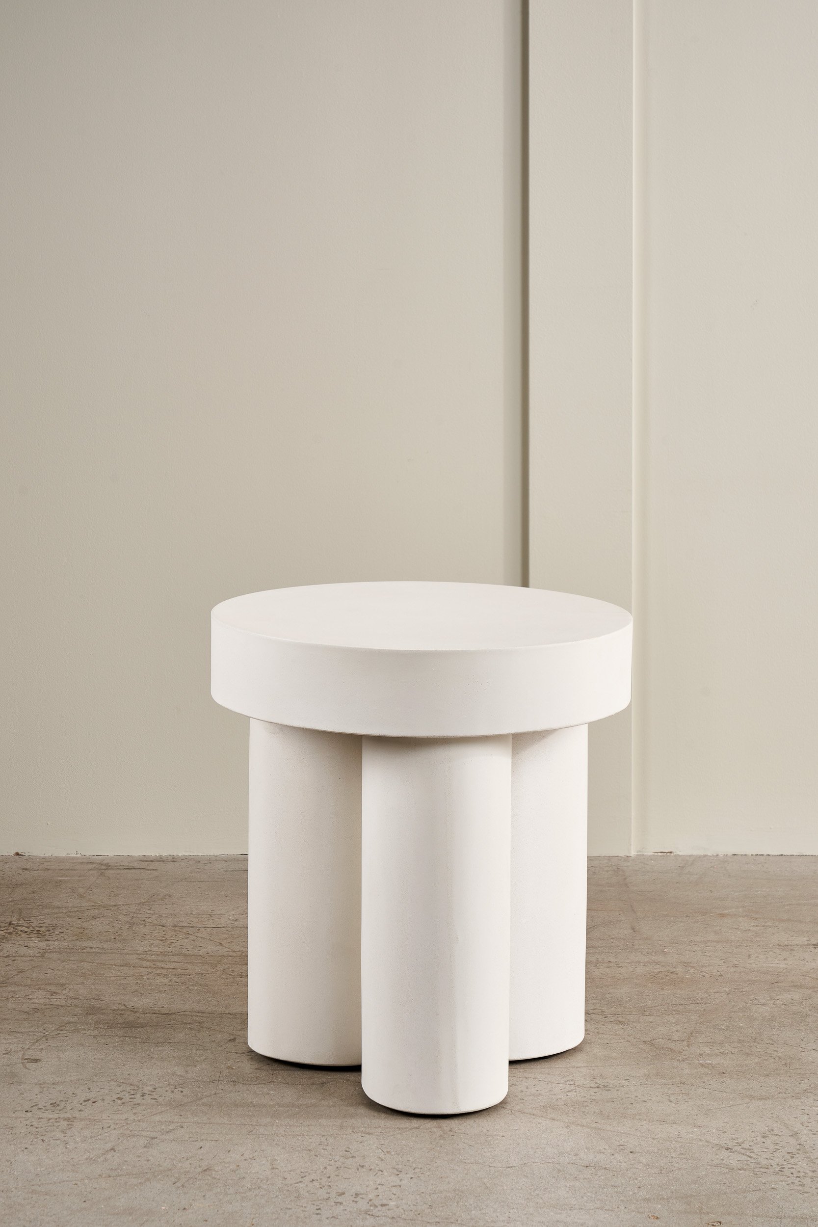 Slab Round Side Table