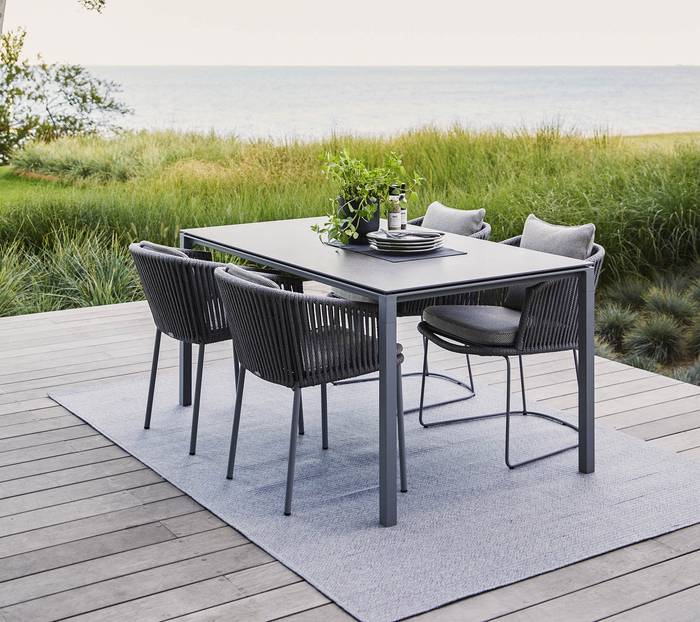 Pure Rectangular Dining Table 1500mm - Outdoor