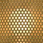 Brass/Perforated Steel
