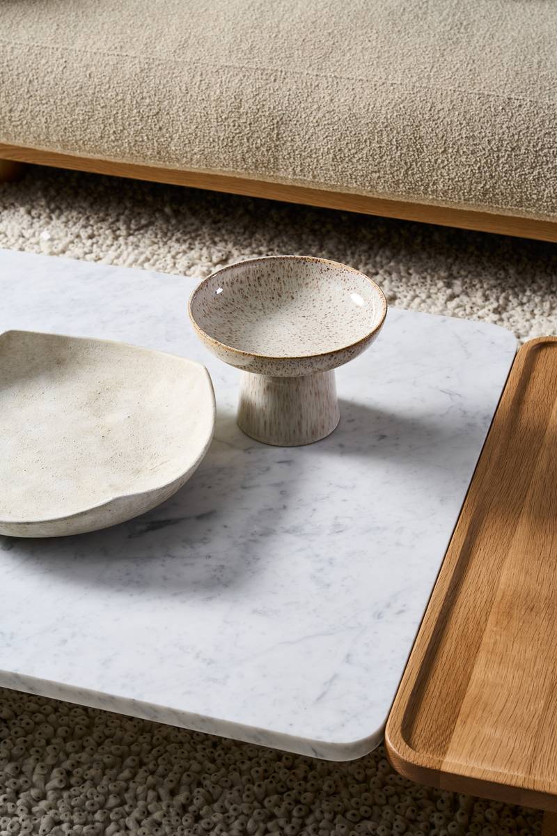 Duo Large Marble Coffee Table