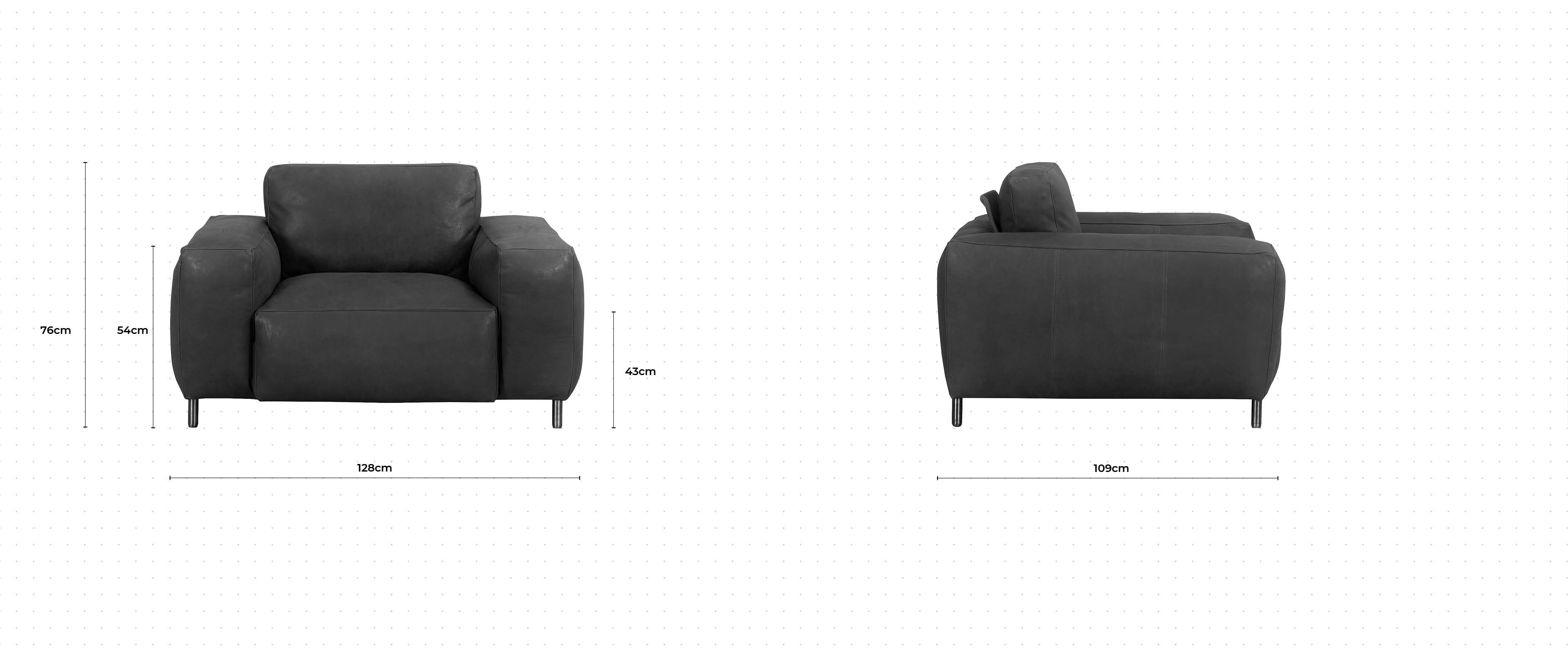 Fudge Armchair dimensions