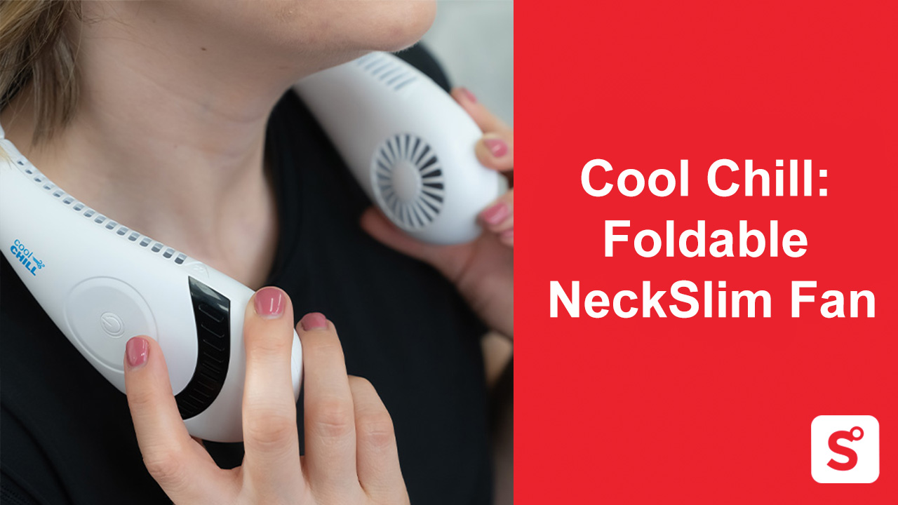 Cool Chill: Foldable NeckSlim Fan  As Seen on Instagram • Showcase US